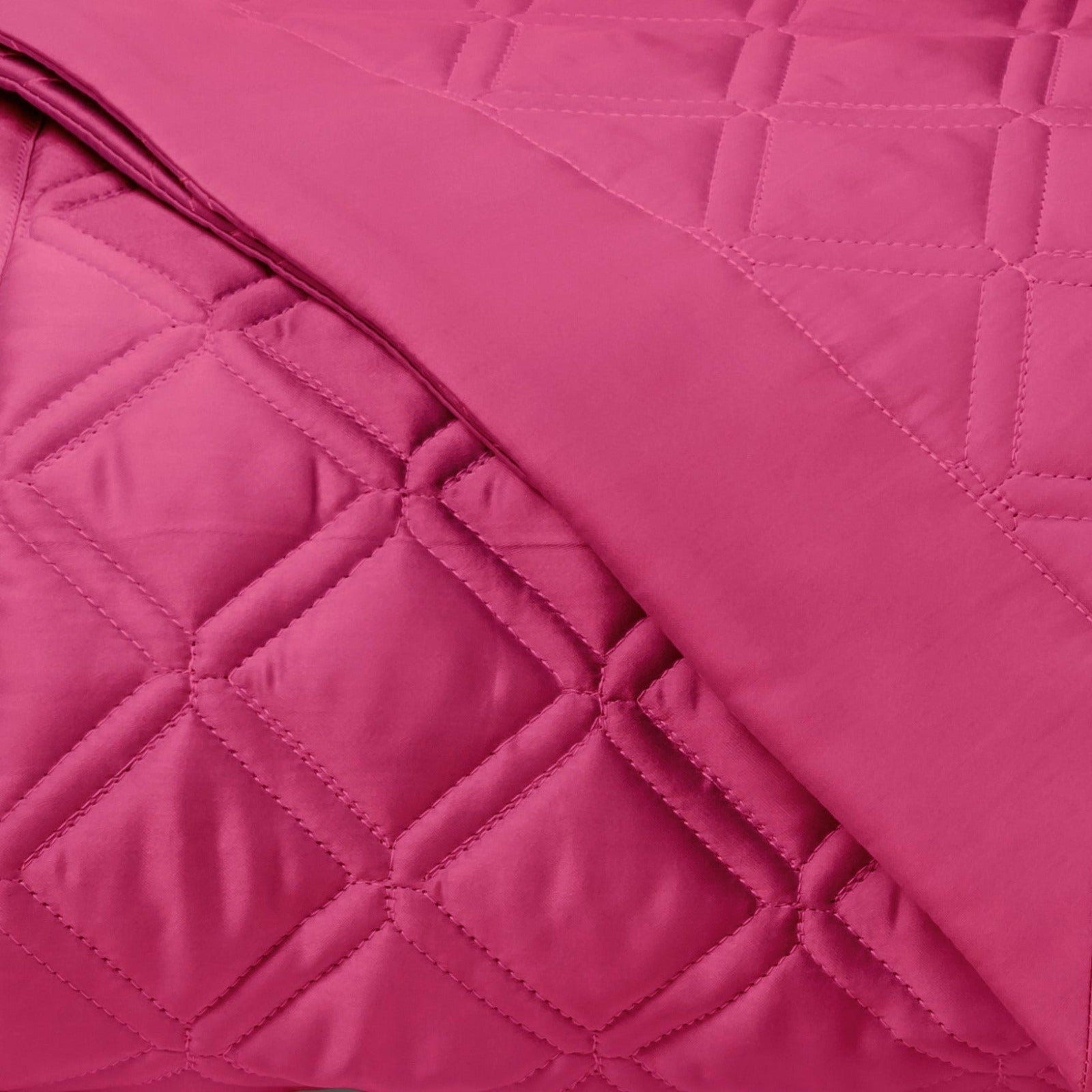Home Treasures Renaissance Quilted Bedding Bright Pink Fine Linens