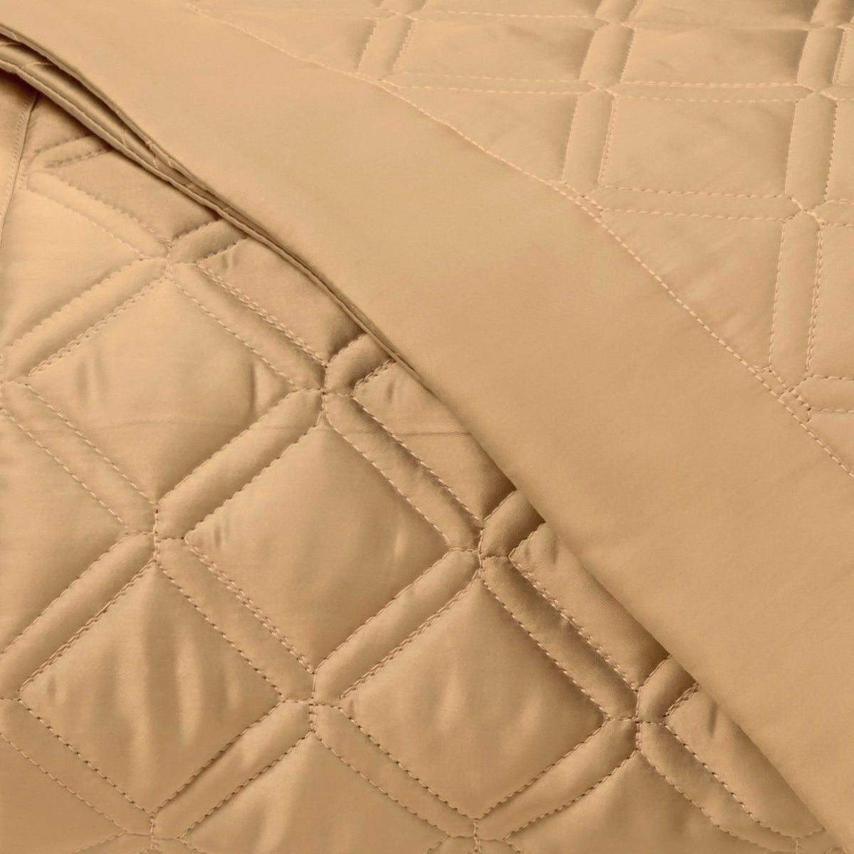 Home Treasures Renaissance Quilted Bedding Swatch Gold Fine Linens