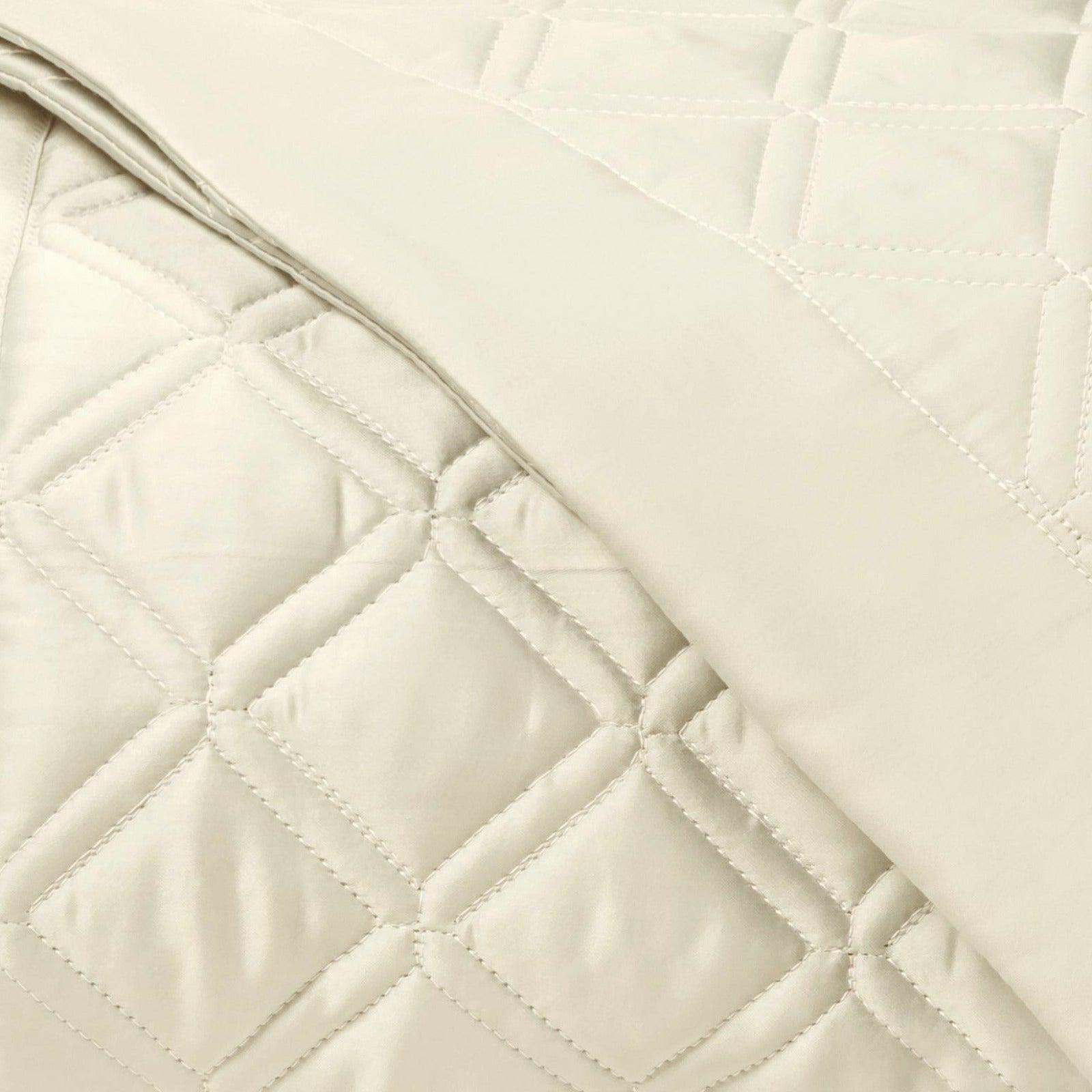 Home Treasures Renaissance Quilted Bedding Ivory Fine Linens