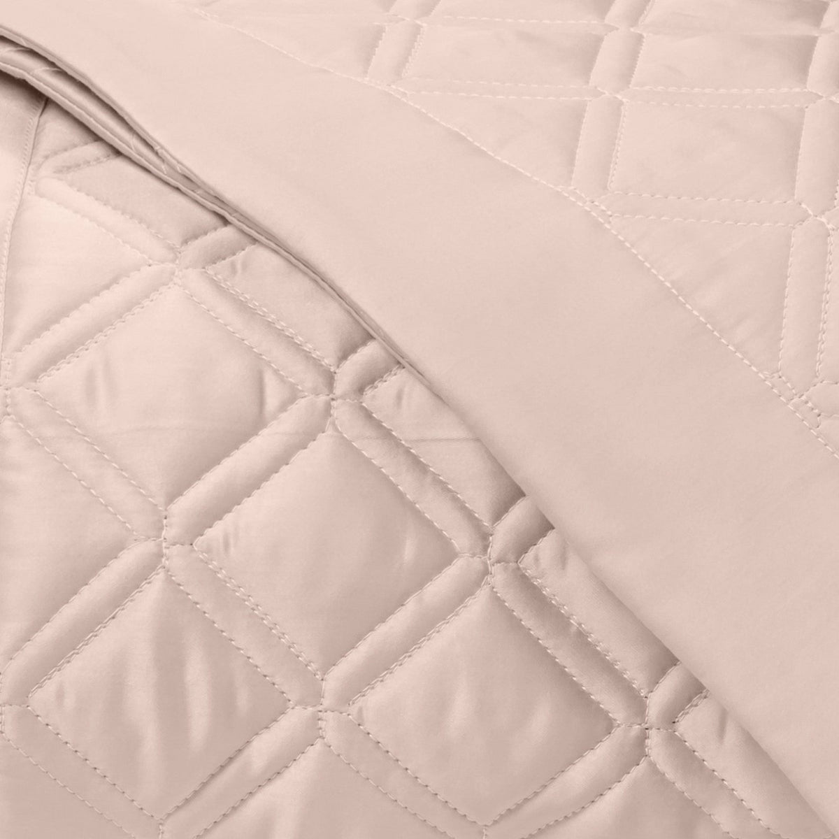 Home Treasures Renaissance Quilted Bedding Swatch Light Pink Fine Linens
