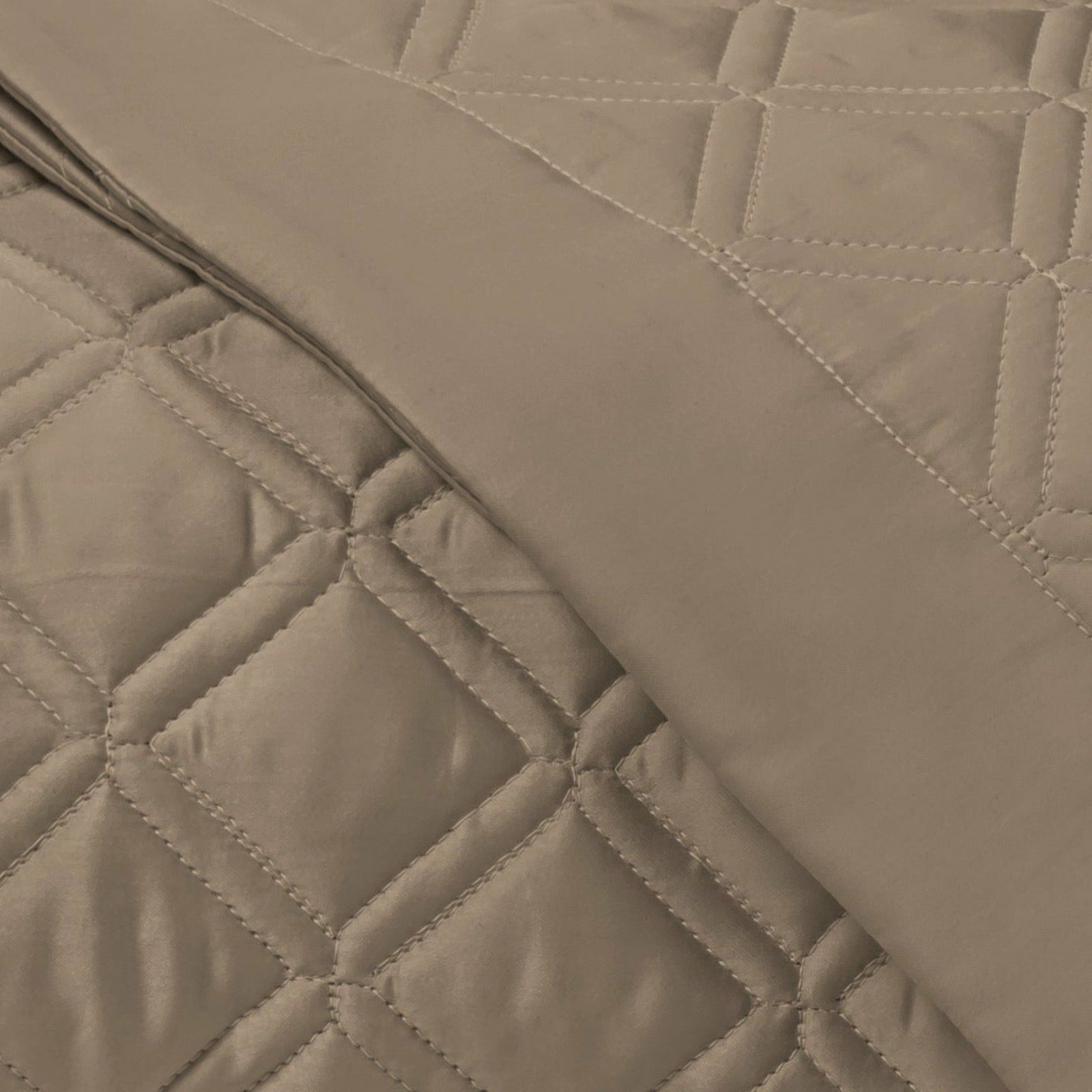 Home Treasures Renaissance Quilted Bedding Taupe Fine Linens
