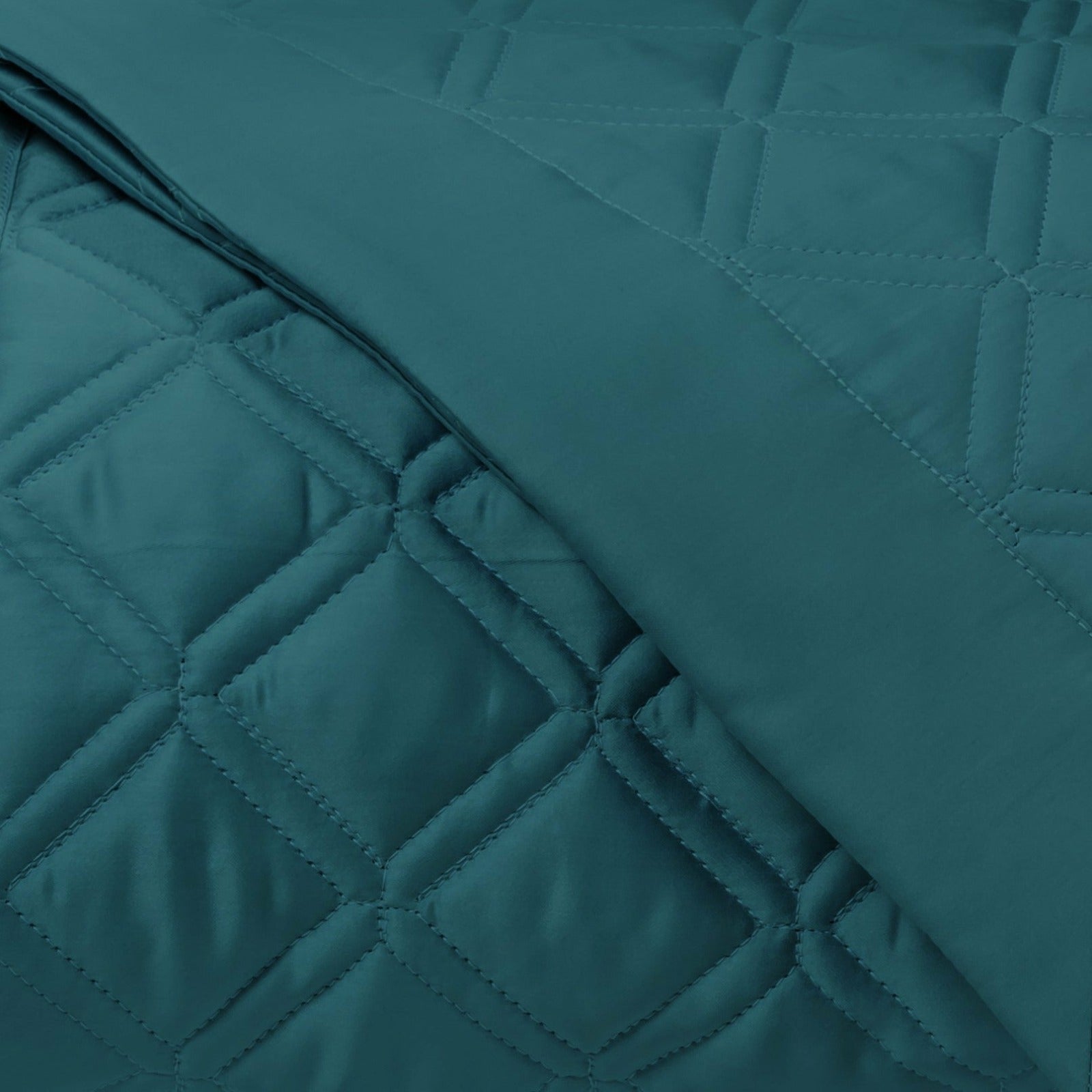Home Treasures Renaissance Quilted Bedding Teal Fine Linens