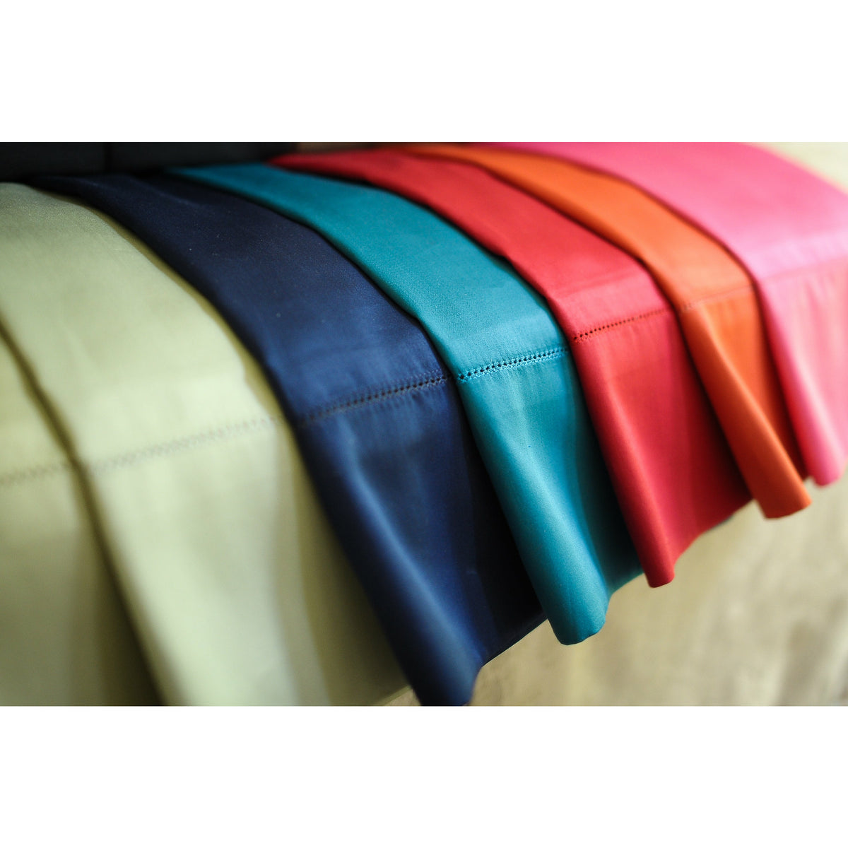 Home Treasures Royal Sateen Bed Skirt Color Detail Fine Linens