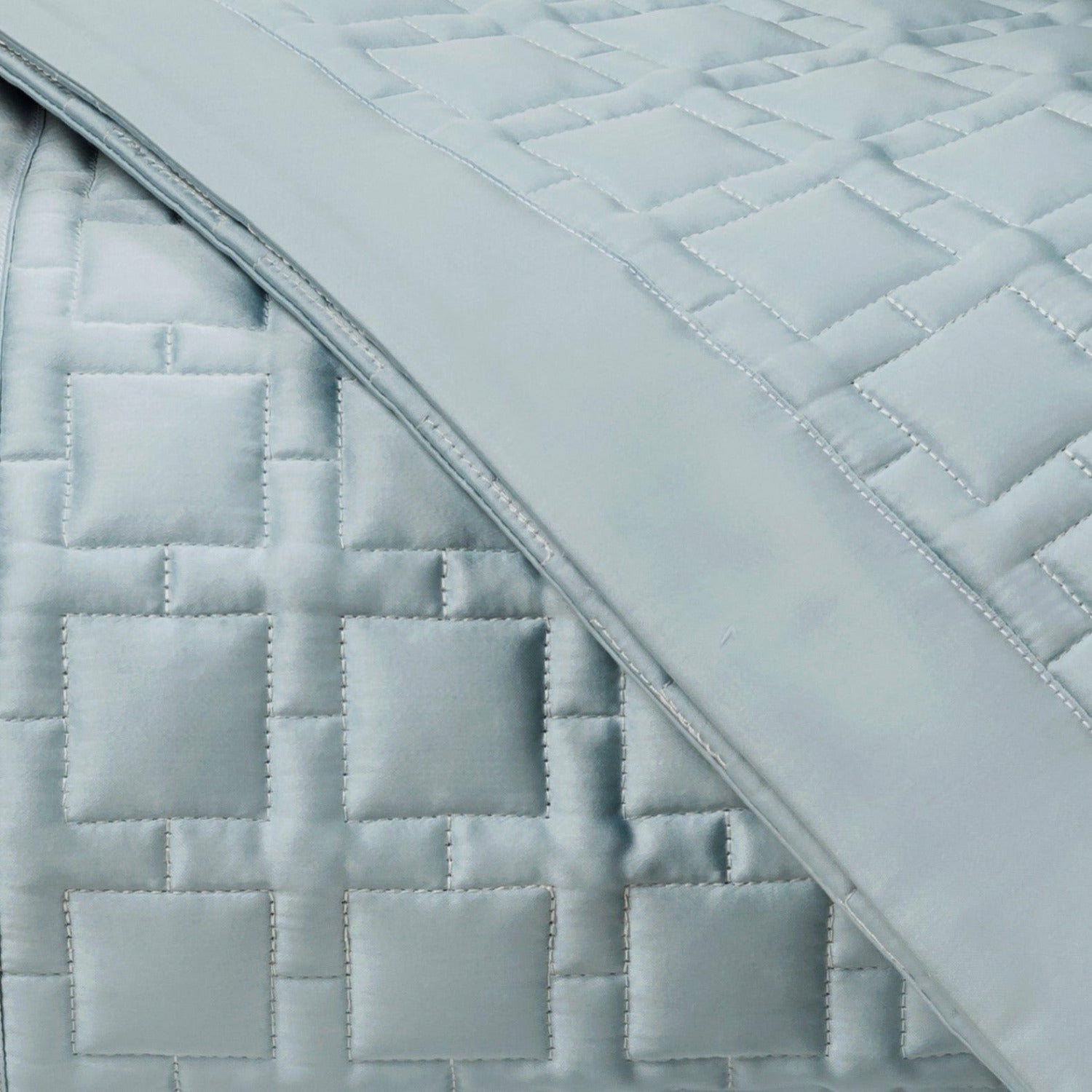 Home Treasures Square Pattern Quilted Bedding Sion Fine Linens