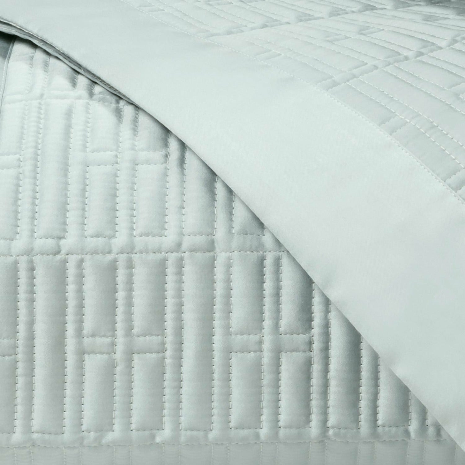 Home Treasures Sydney Pattern Quilted Bedding Eucalipto Fine Linens