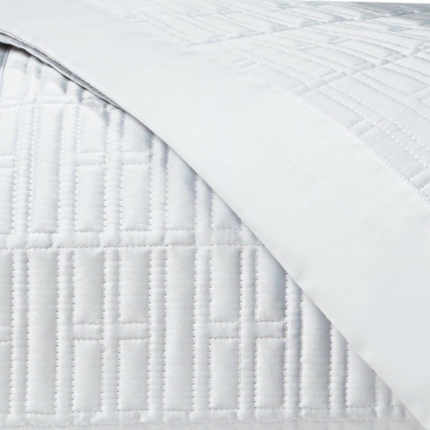 Home Treasures Sydney Pattern Quilted Bedding White Fine Linens