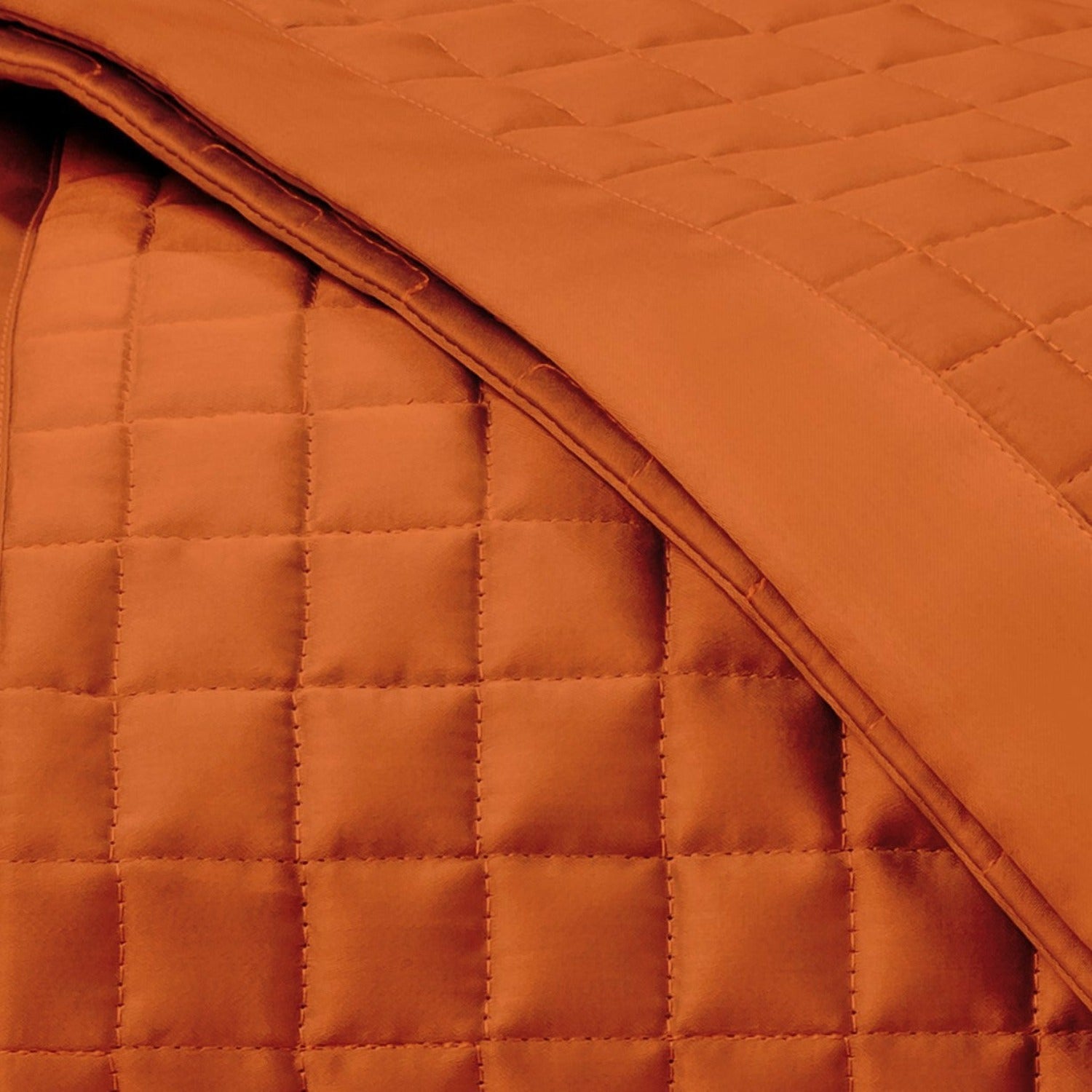 Home Treasures Time Square Pattern Quilted Bedding Clementine Fine Linens