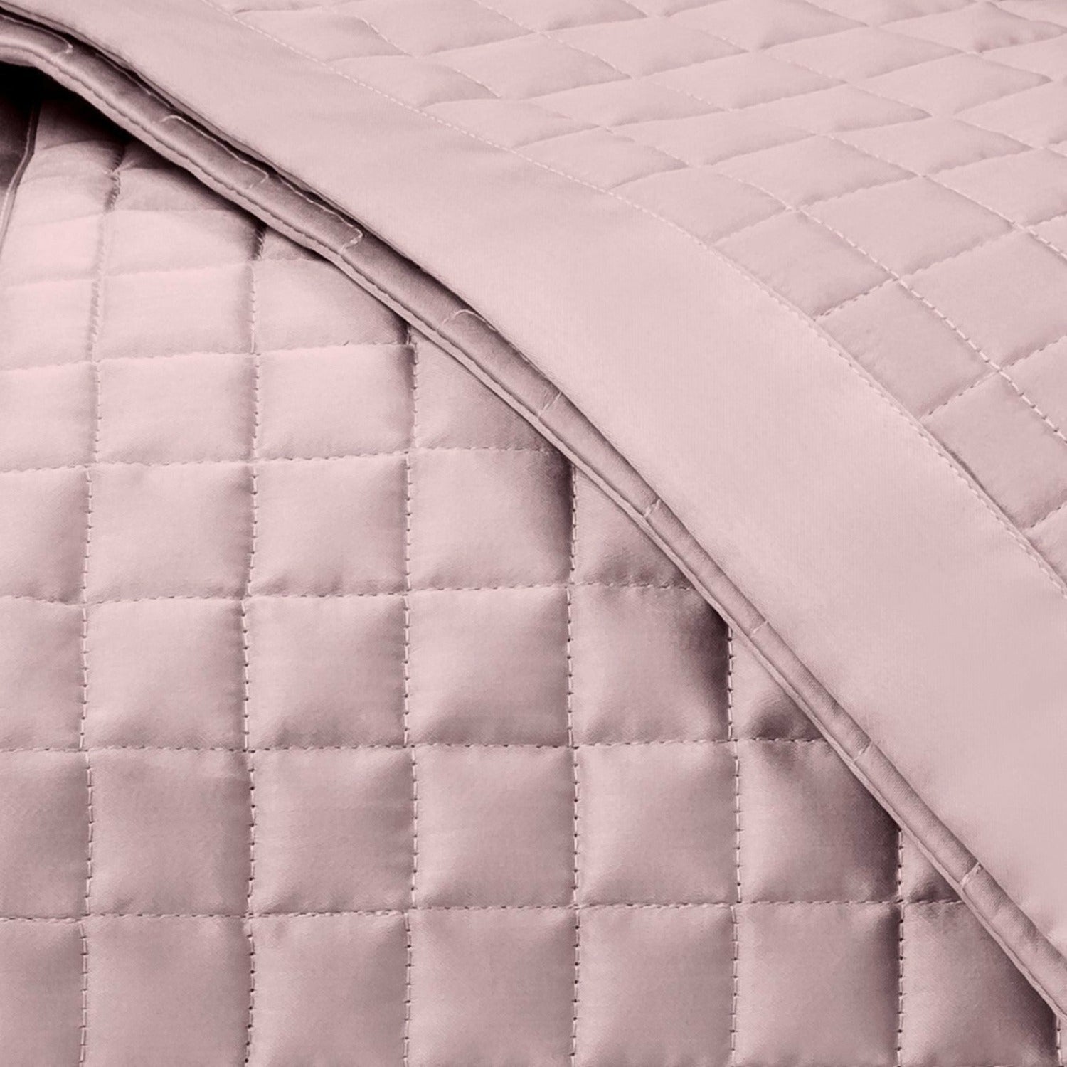 Home Treasures Time Square Pattern Quilted Bedding Incenso Lavander Fine Linens