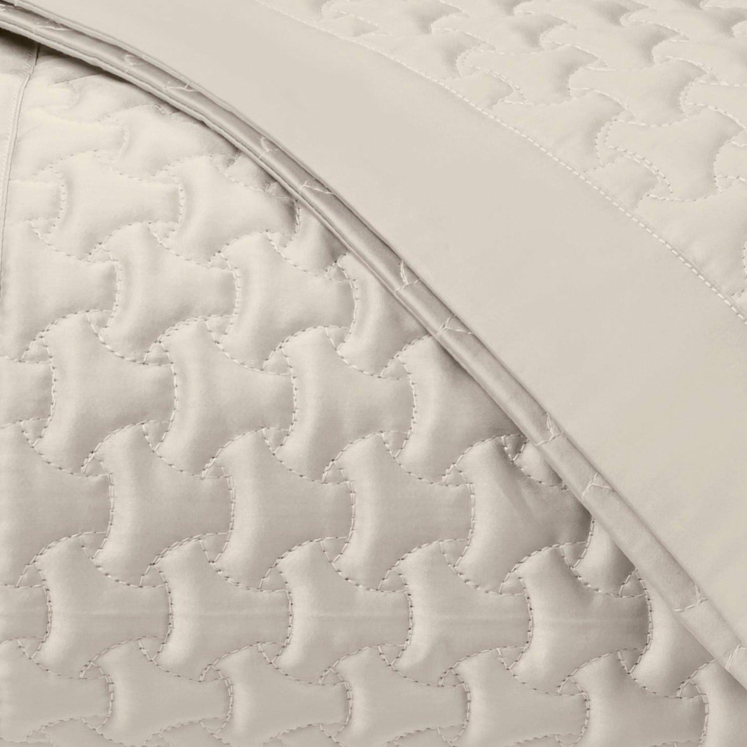 Home Treasures Trinity Quilted Bedding Khaki Fine Linens