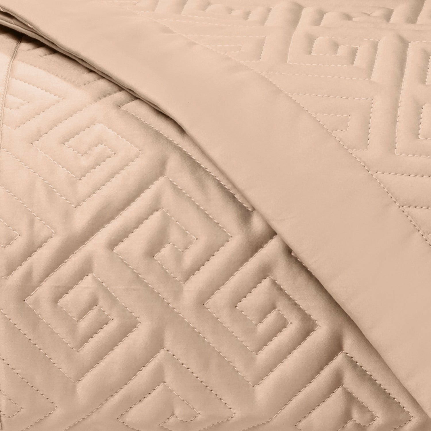 Home Treasures Troy Quilted Bedding Blush Fine Linens