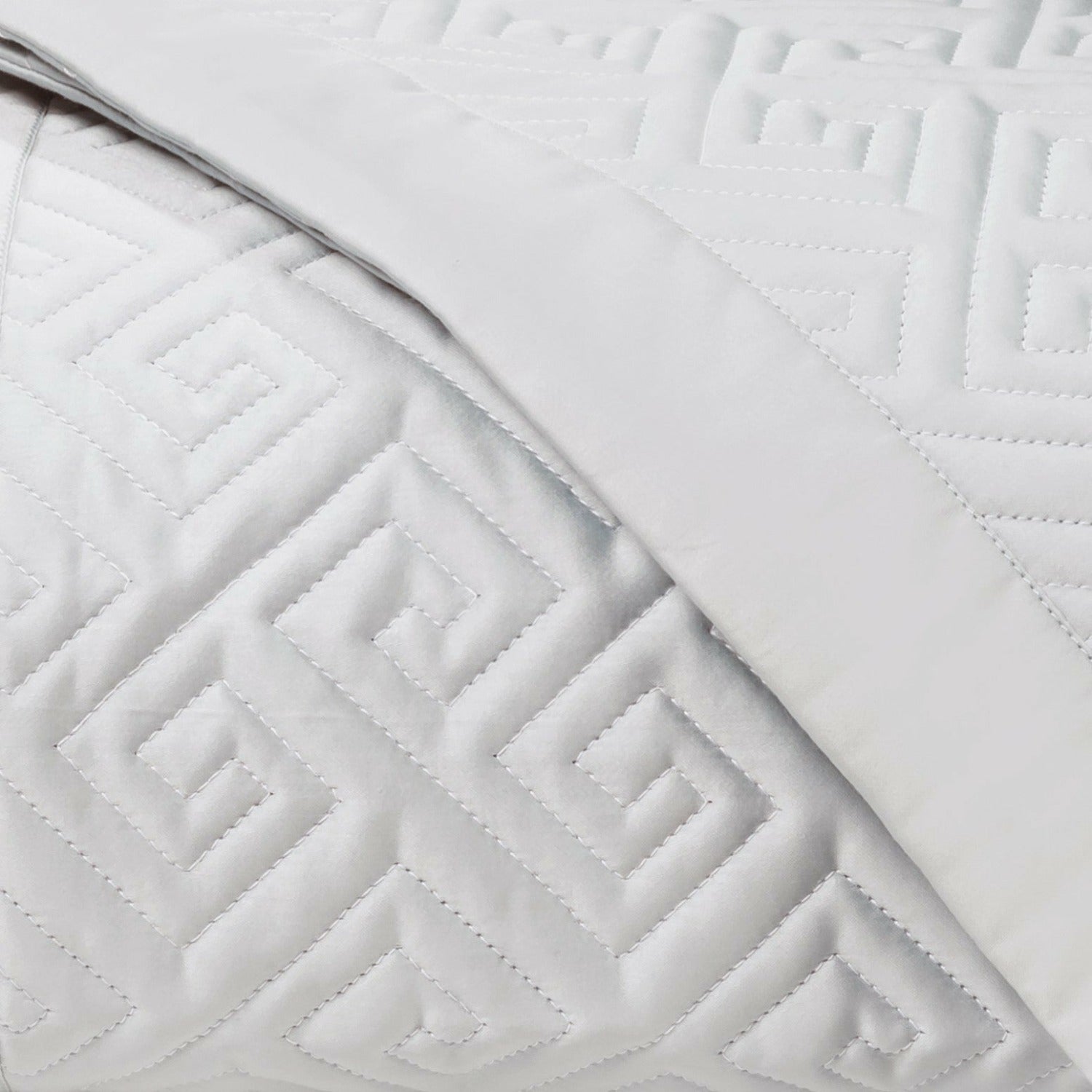 Home Treasures Troy Quilted Bedding Pebble Fine Linens