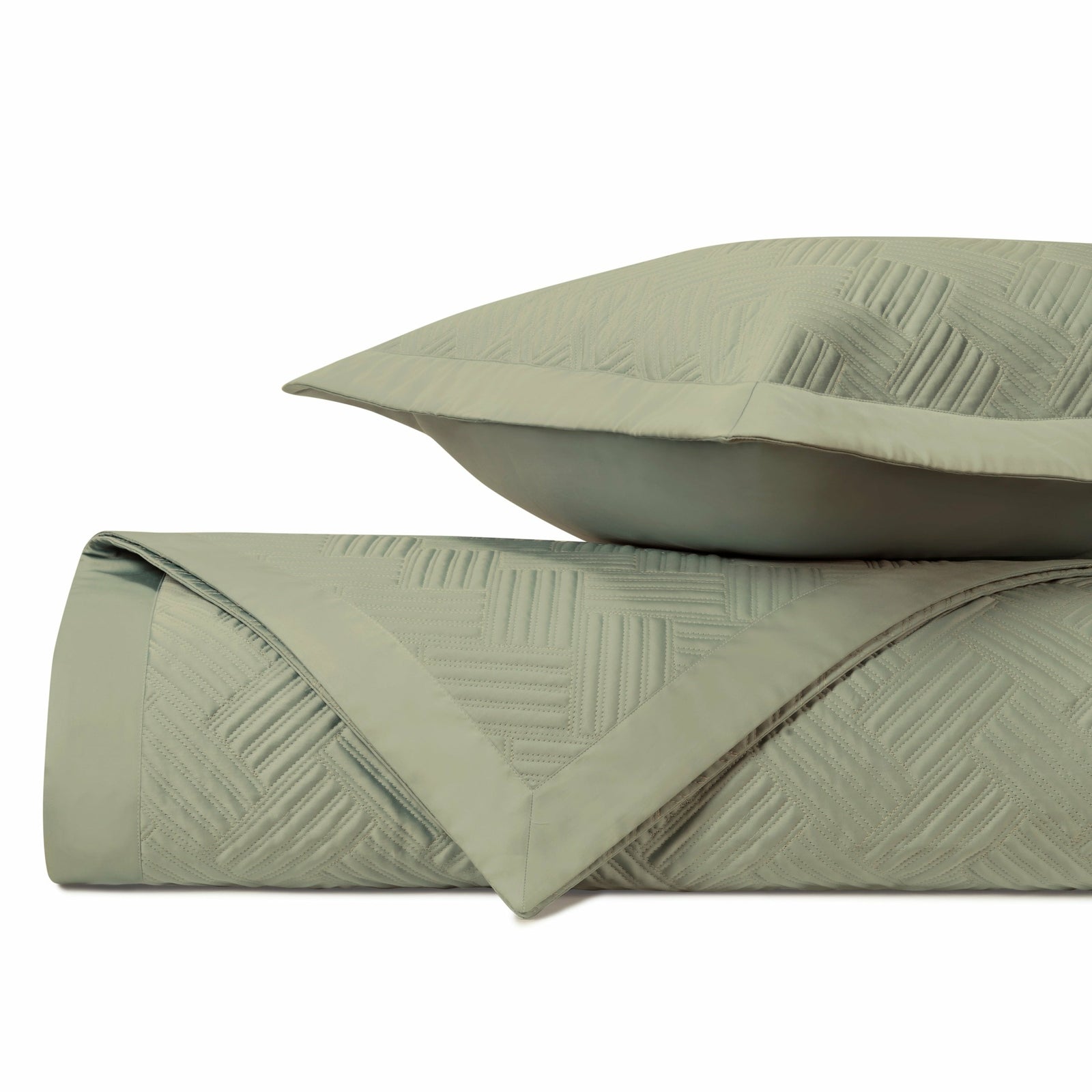 Home Treasures Twilight Quilted Bedding Crystal Green Fine Linens