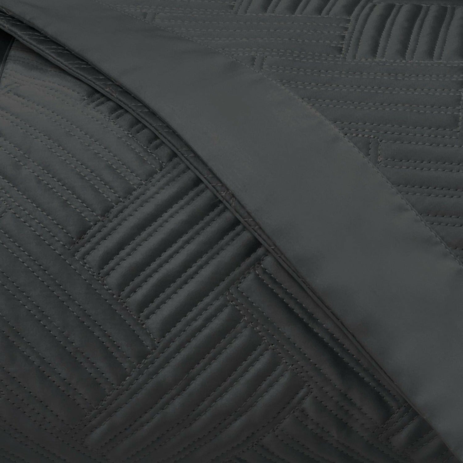 Home Treasures Twilight Quilted Bedding Black Fine Linens