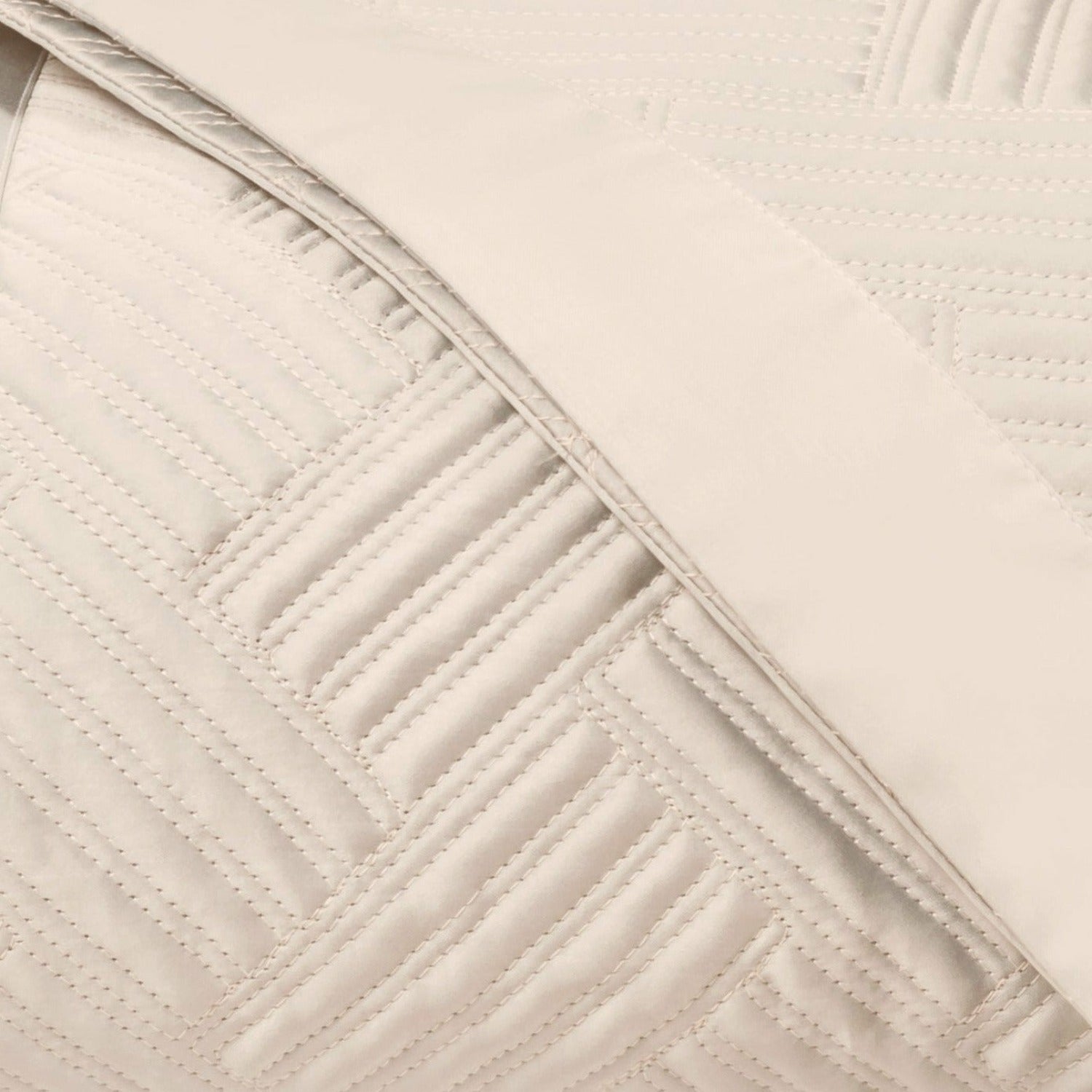 Home Treasures Twilight Quilted Bedding Ecru Fine Linens