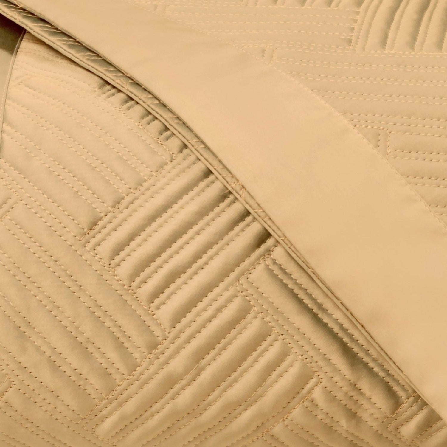 Home Treasures Twilight Quilted Bedding Gold Fine Linens