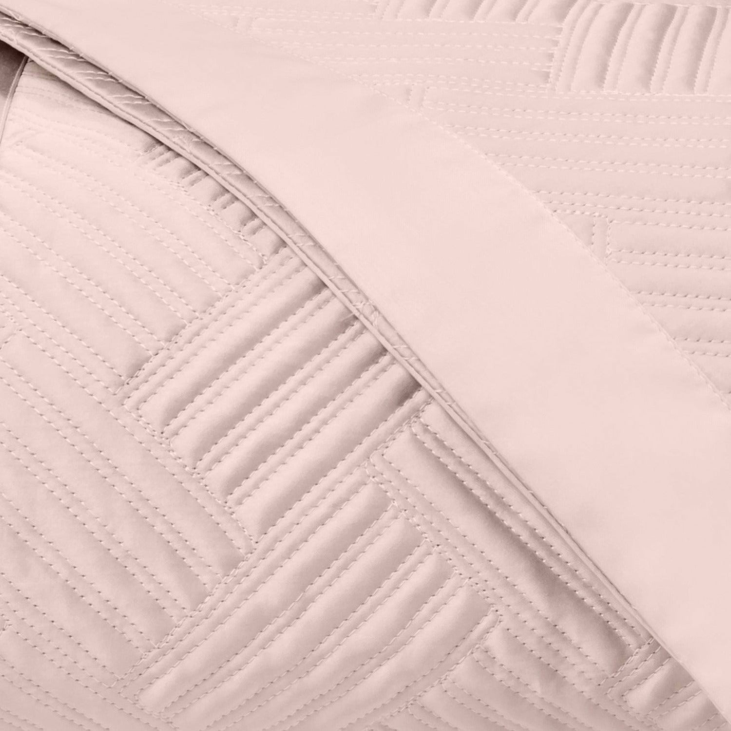 Home Treasures Twilight Quilted Bedding Light Pink Fine Linens