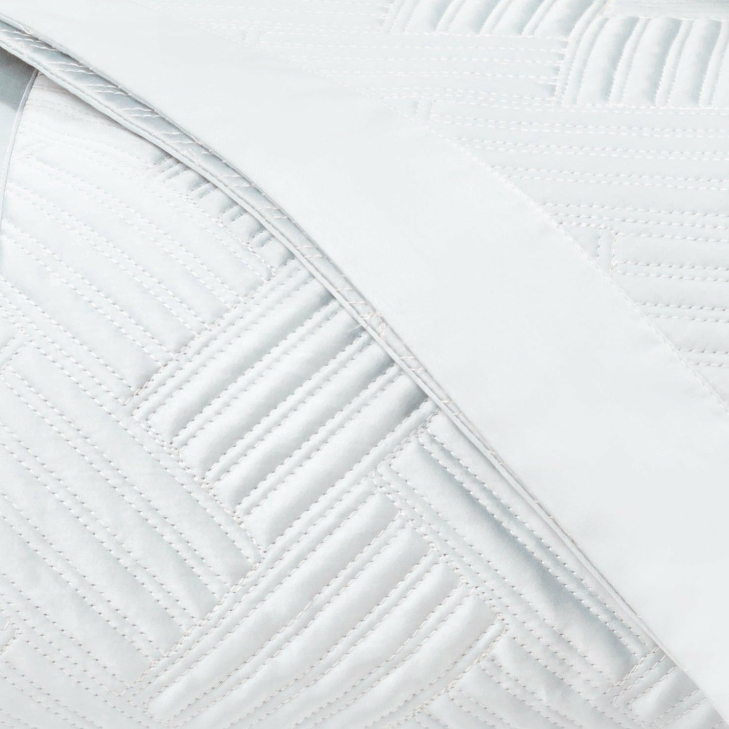 Home Treasures Twilight Quilted Bedding White Fine Linens