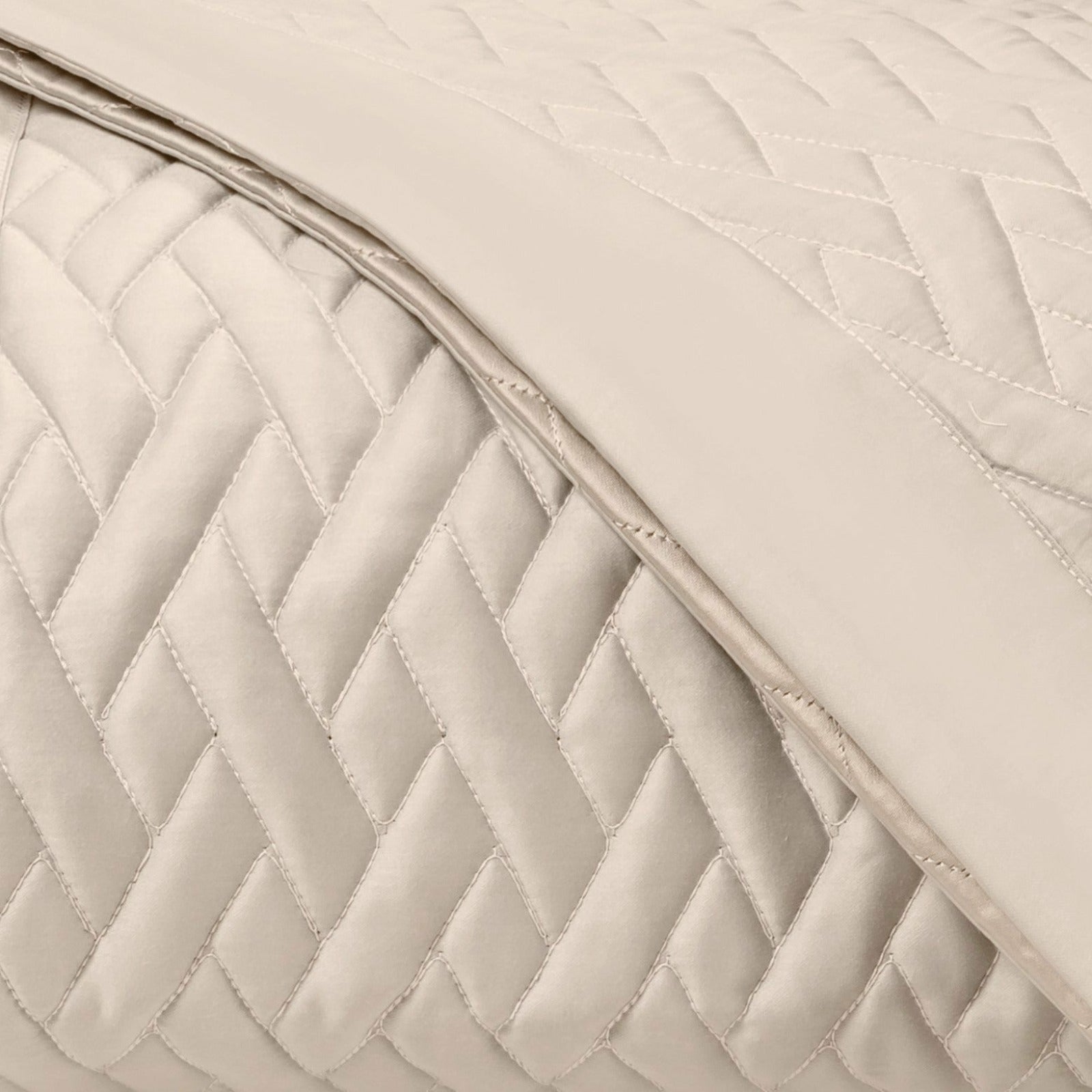 Home Treasures Viscaya Quilted Bedding Caramel Fine Linens