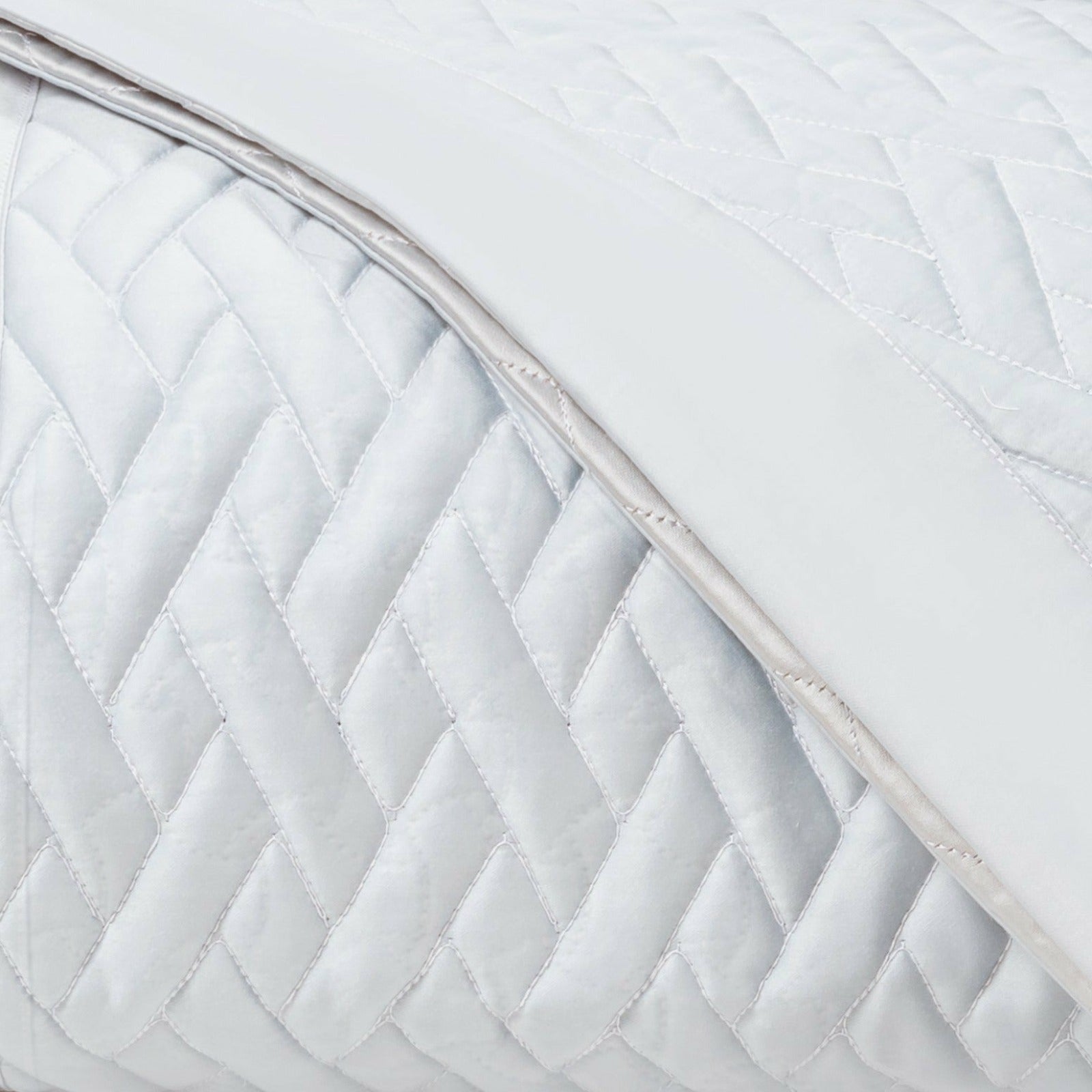 Home Treasures Viscaya Quilted Bedding White Fine Linens