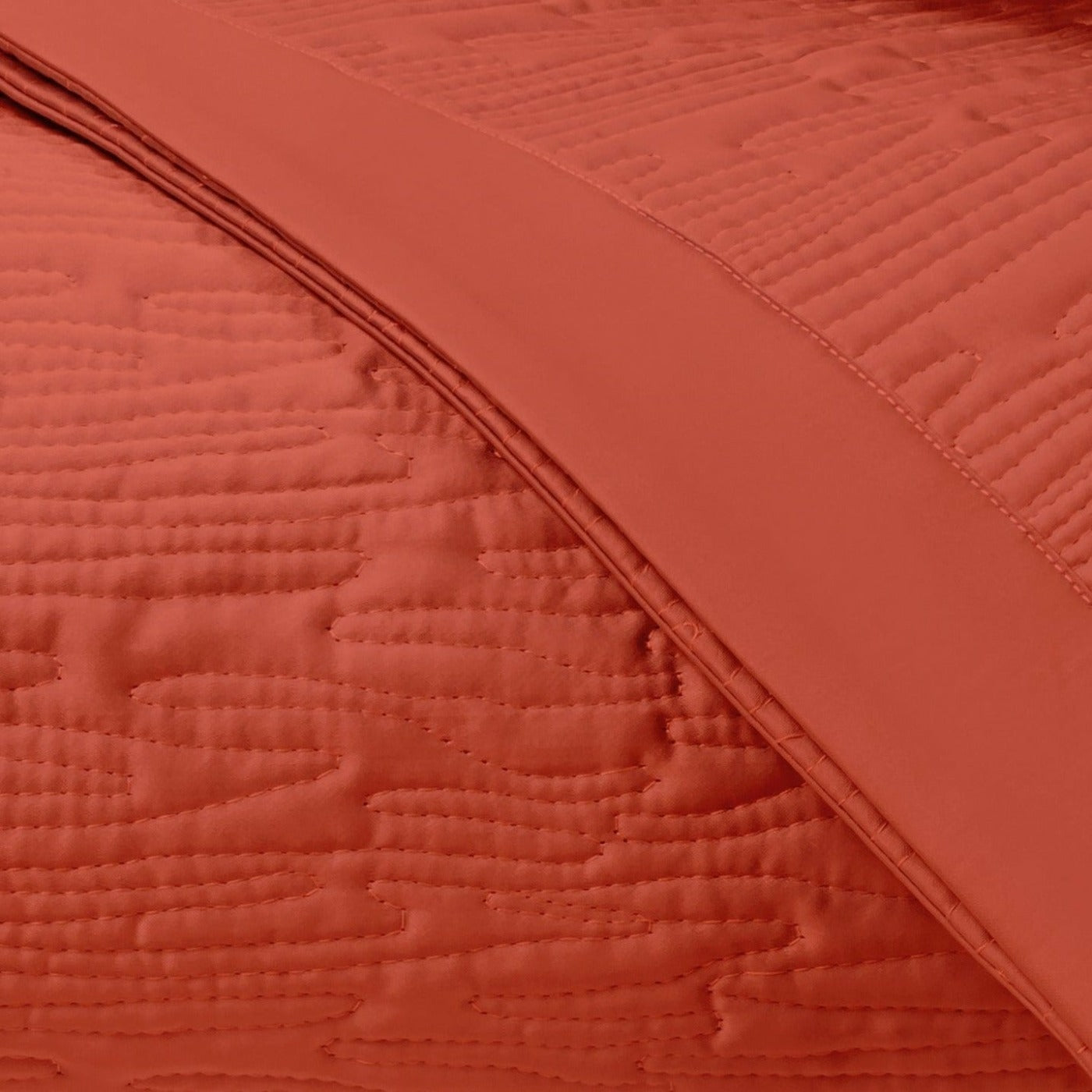 Home Treasures Wave Pattern Quilted Bedding Lobster Fine Linens