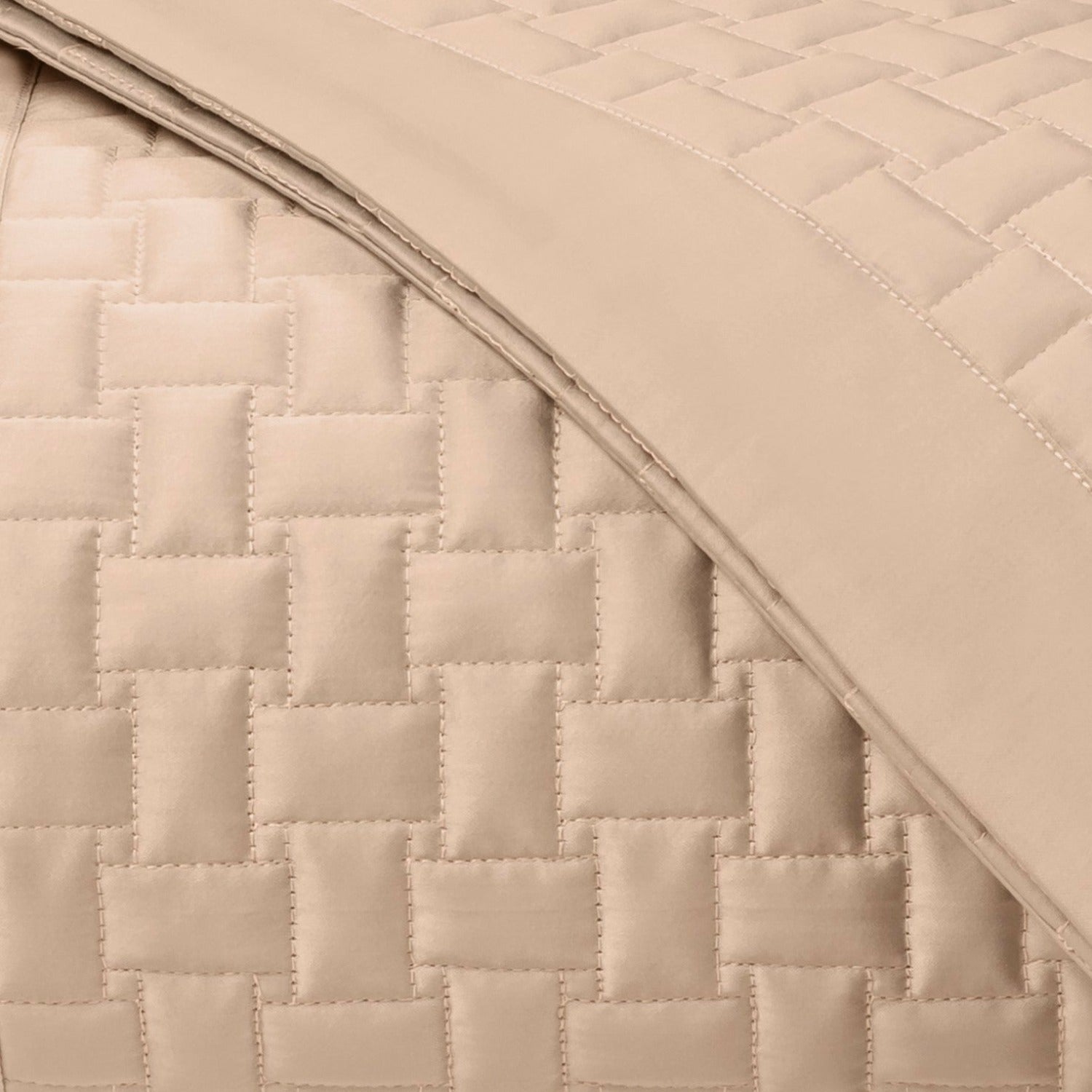 Home Treasures Wicker Quilted Bedding Blush Fine Linens