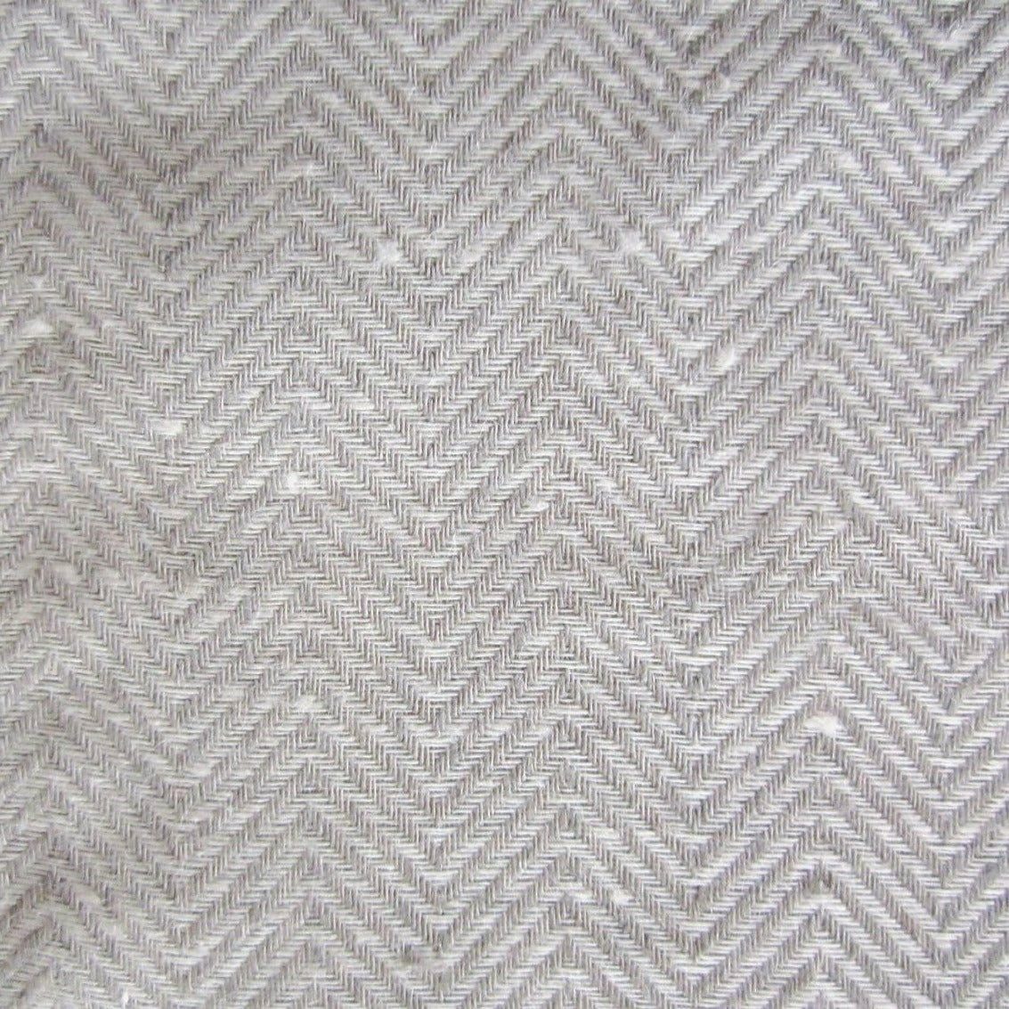 Home Treasures Zebra Table Fine Linens Main Cool Gray Herringbone