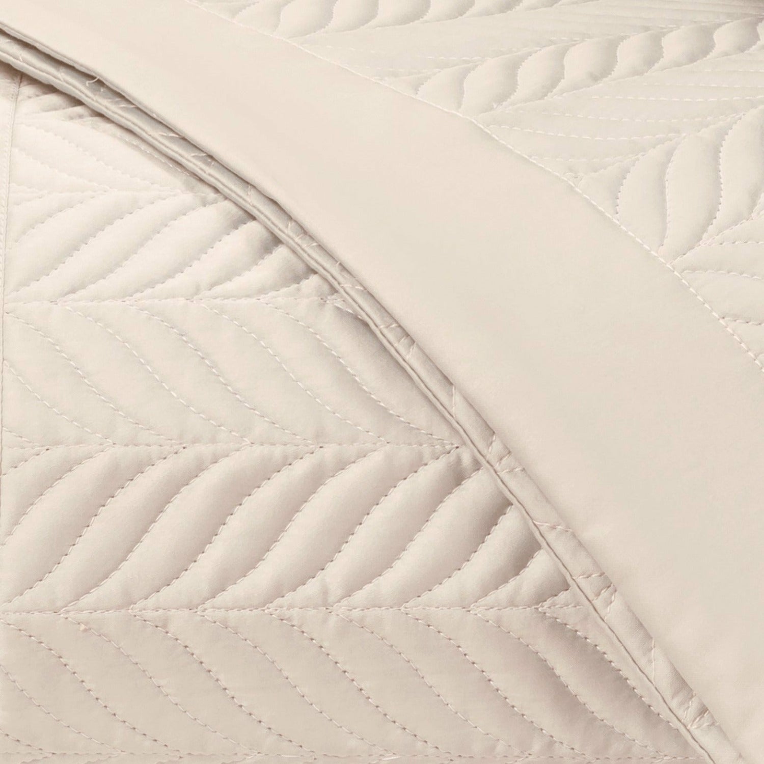Home Treasures Zurich Quilted Bedding Ecru Fine Linens