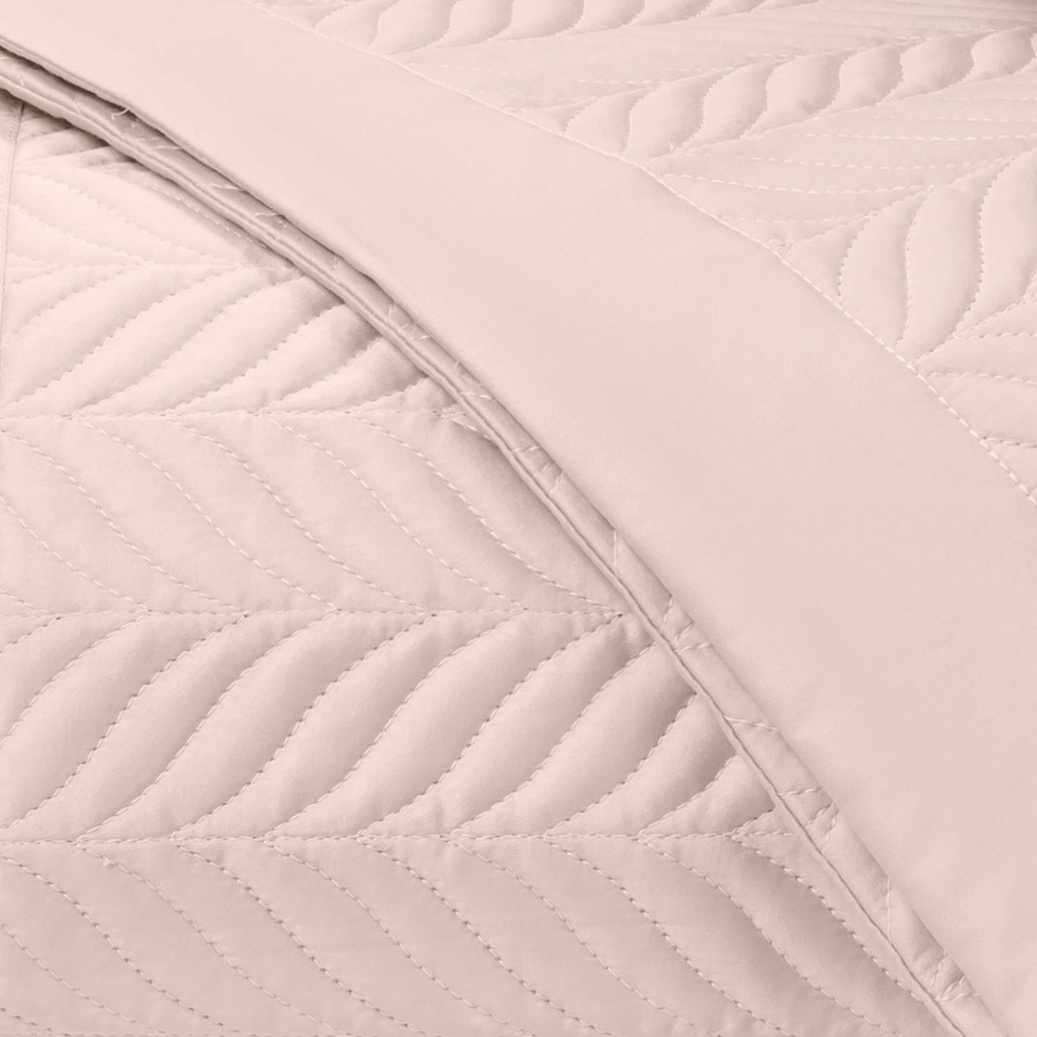 Home Treasures Zurich Quilted Bedding Light Pink Fine Linens