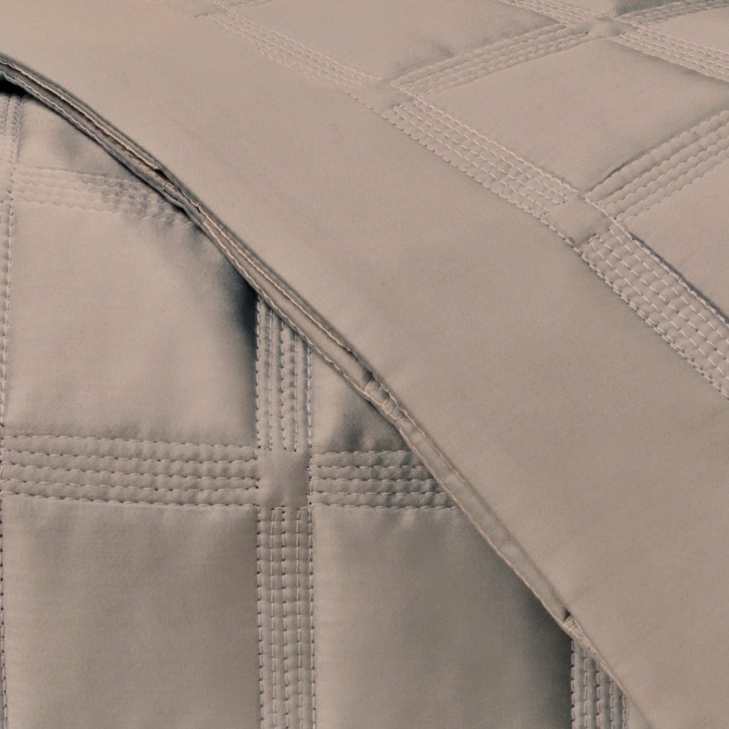 Home Treasures Athens Quilted Bedding Fine Linens Mist Gray