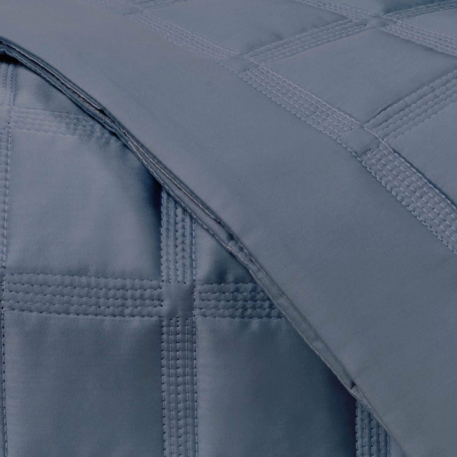 Home Treasures Athens Quilted Bedding Fine Linens Stone Blue