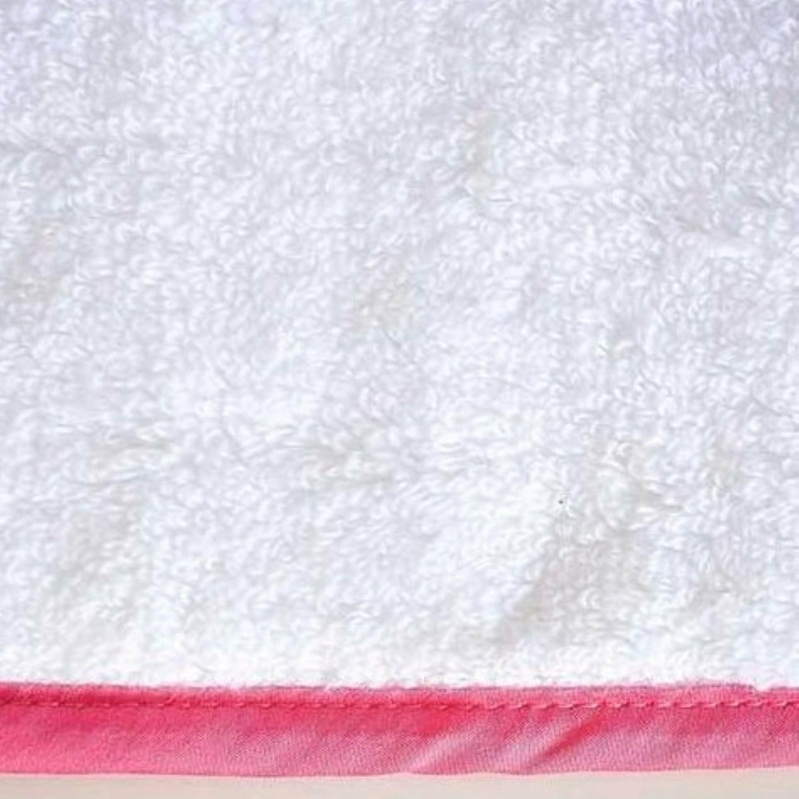 Home Treasures Bodrum Bath Towel White Brilliance Pink Royal Sateen Fine Linens