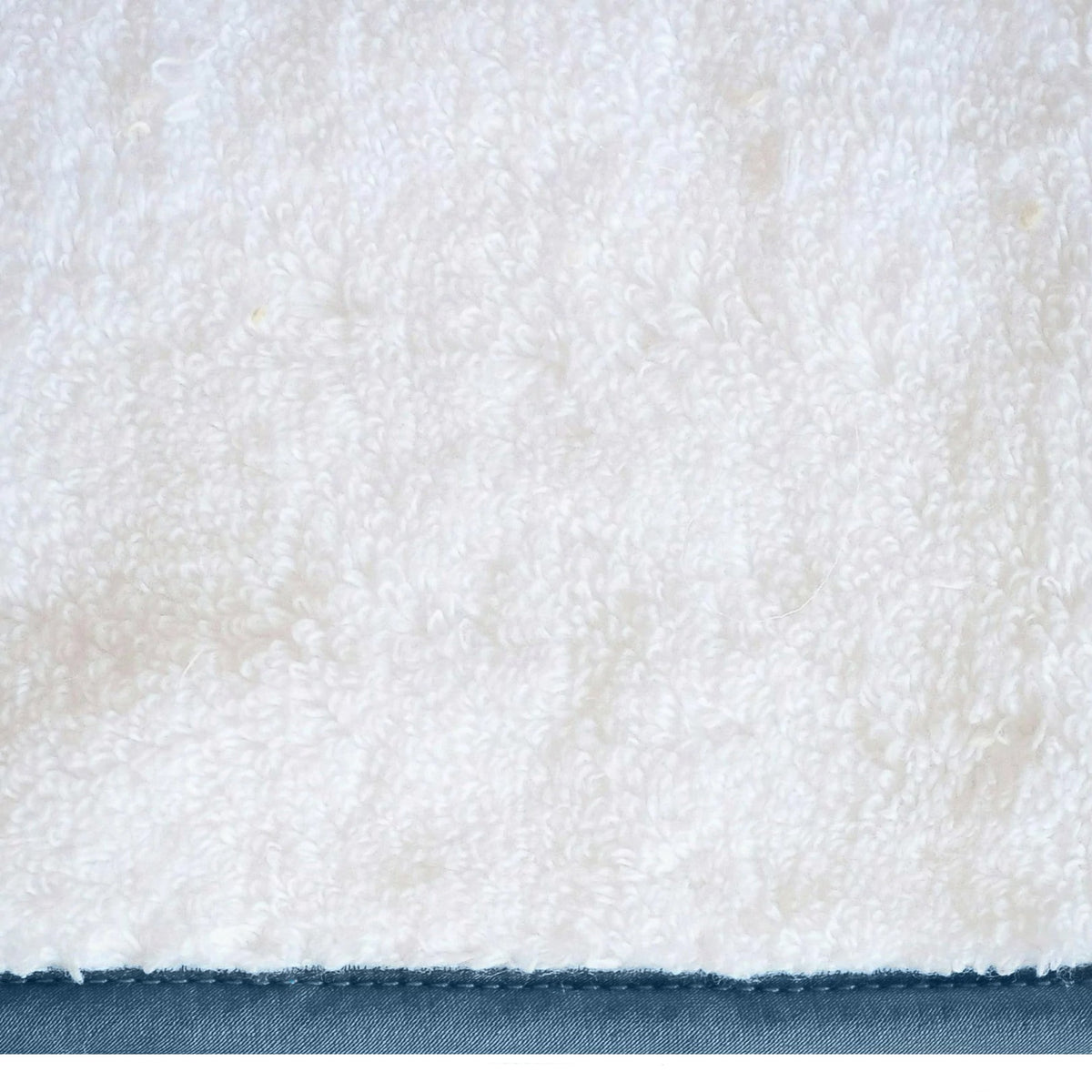 Home Treasures Bodrum Bath Towel Swatch White/Slate Blue Fine Linens