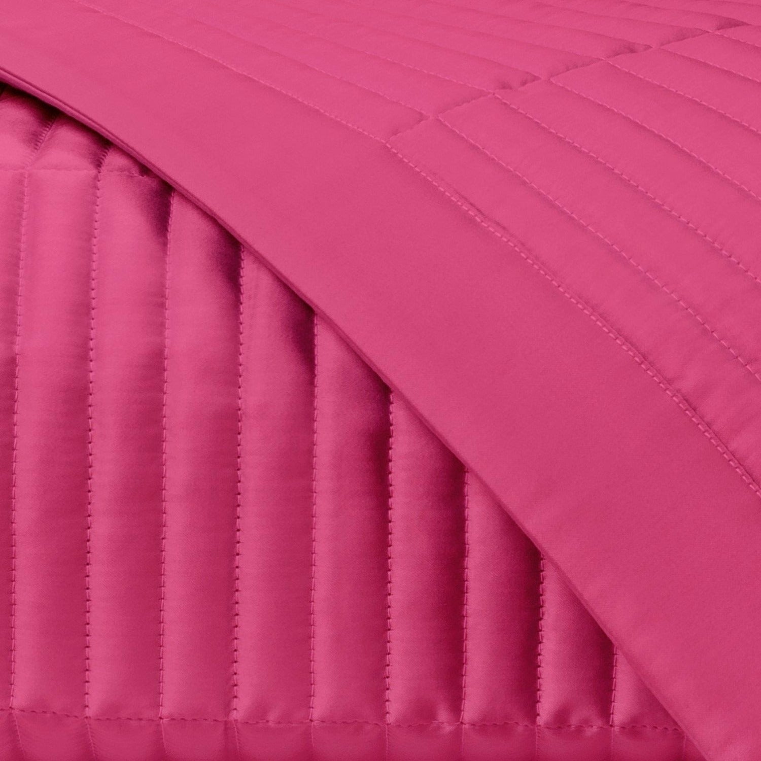 Home Treasures Channel Pattern Quilted Bedding Bri Pink Fine Linens