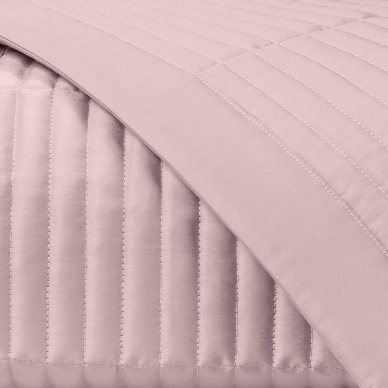 Home Treasures Channel Pattern Quilted Bedding Incenso Lavender Fine Linens