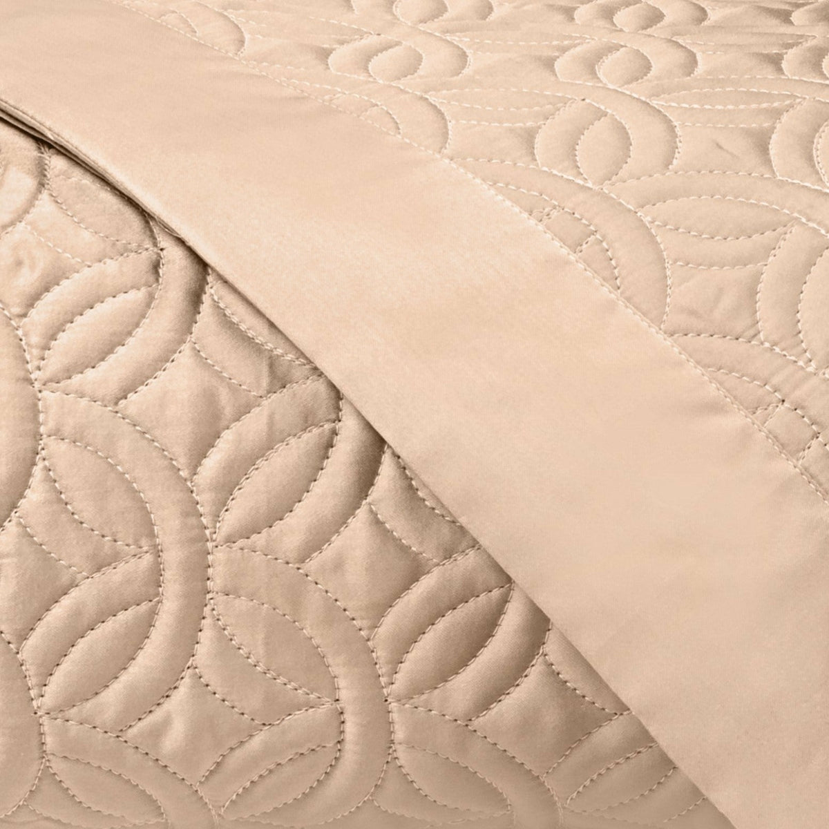 Home Treasures Duomo Quilted Bedding Swatch Blush Fine Linens