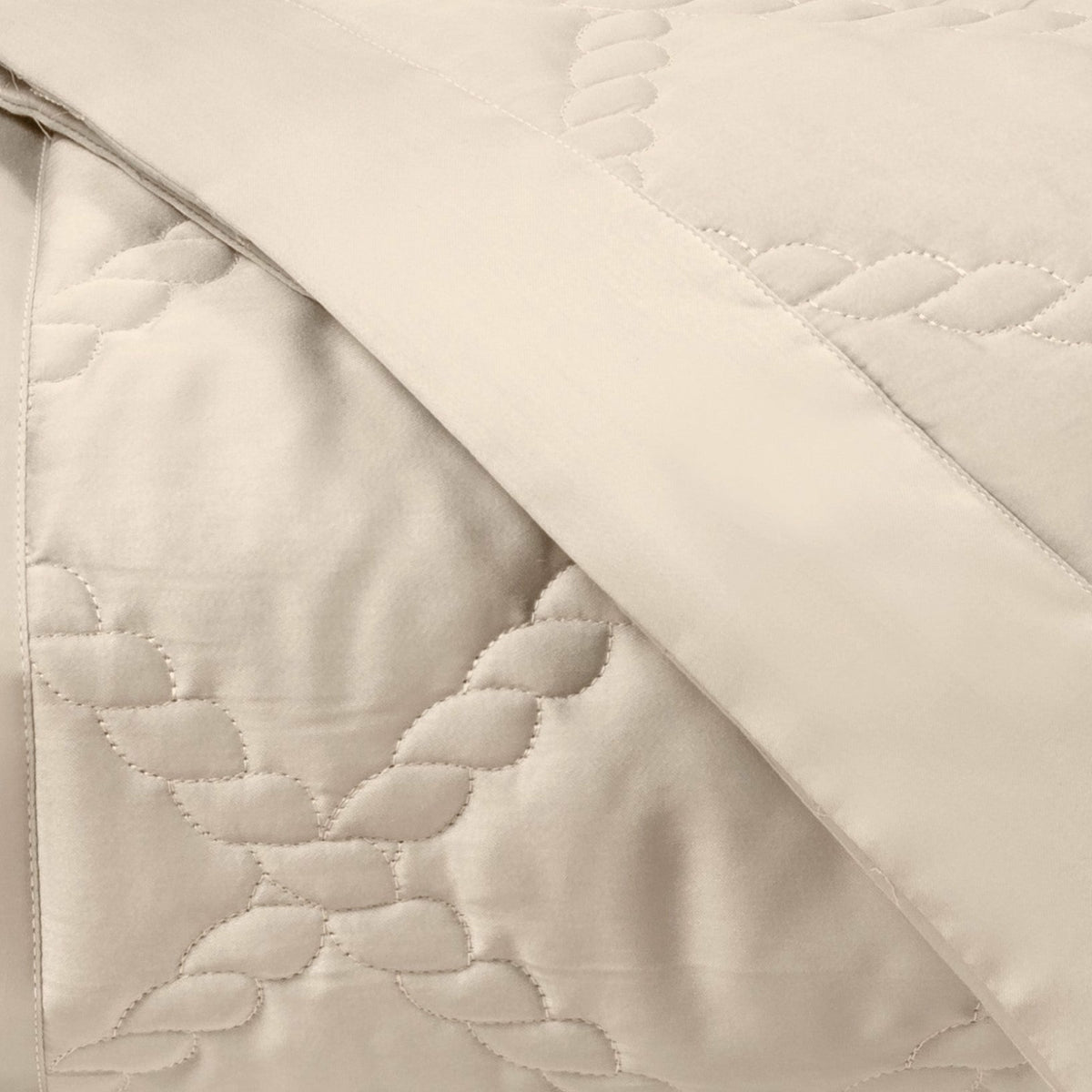 Home Treasures Liberty Quilted Bedding Swatch Caramel Fine Linens
