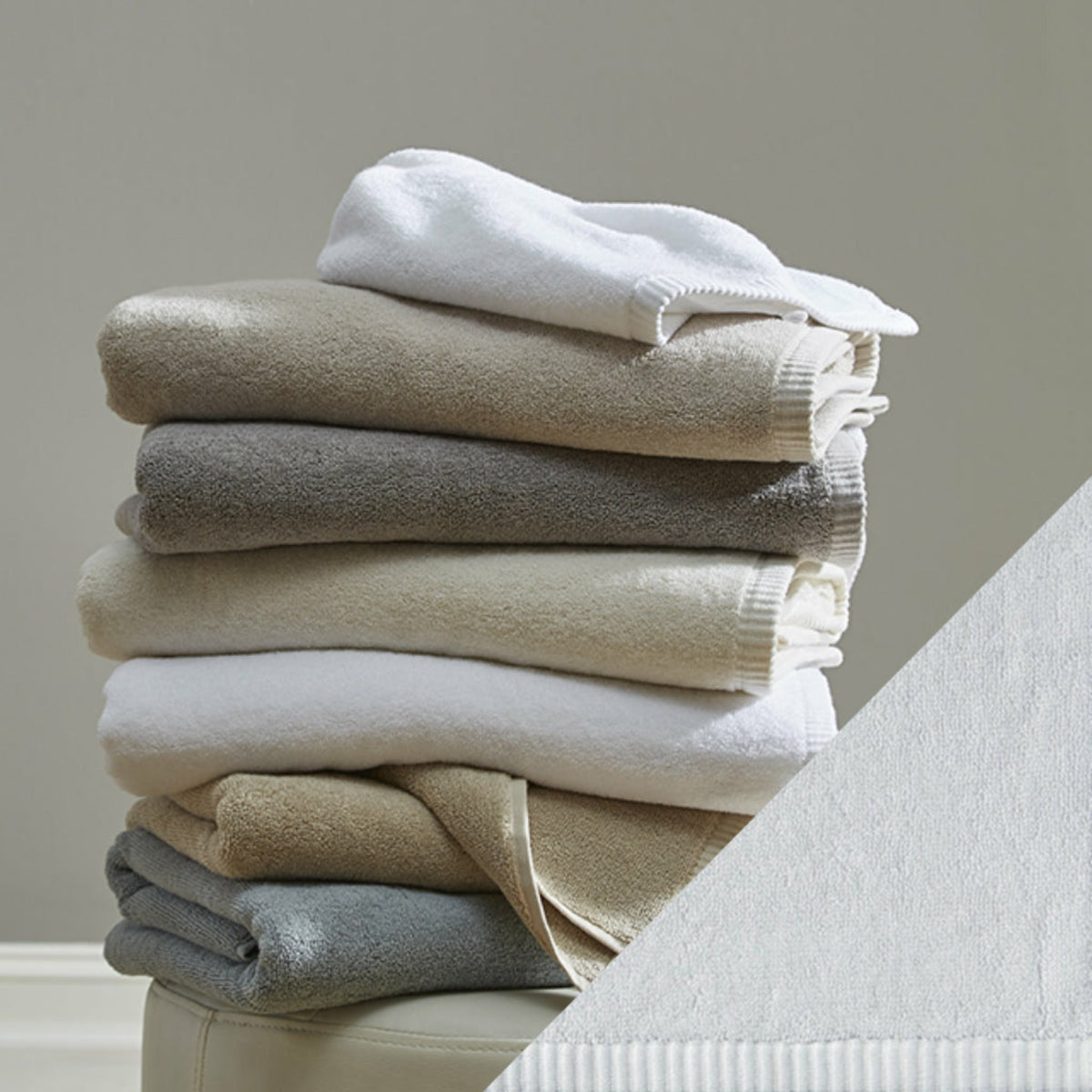 Home Treasures Riviera Bath Towel White Fine Linens