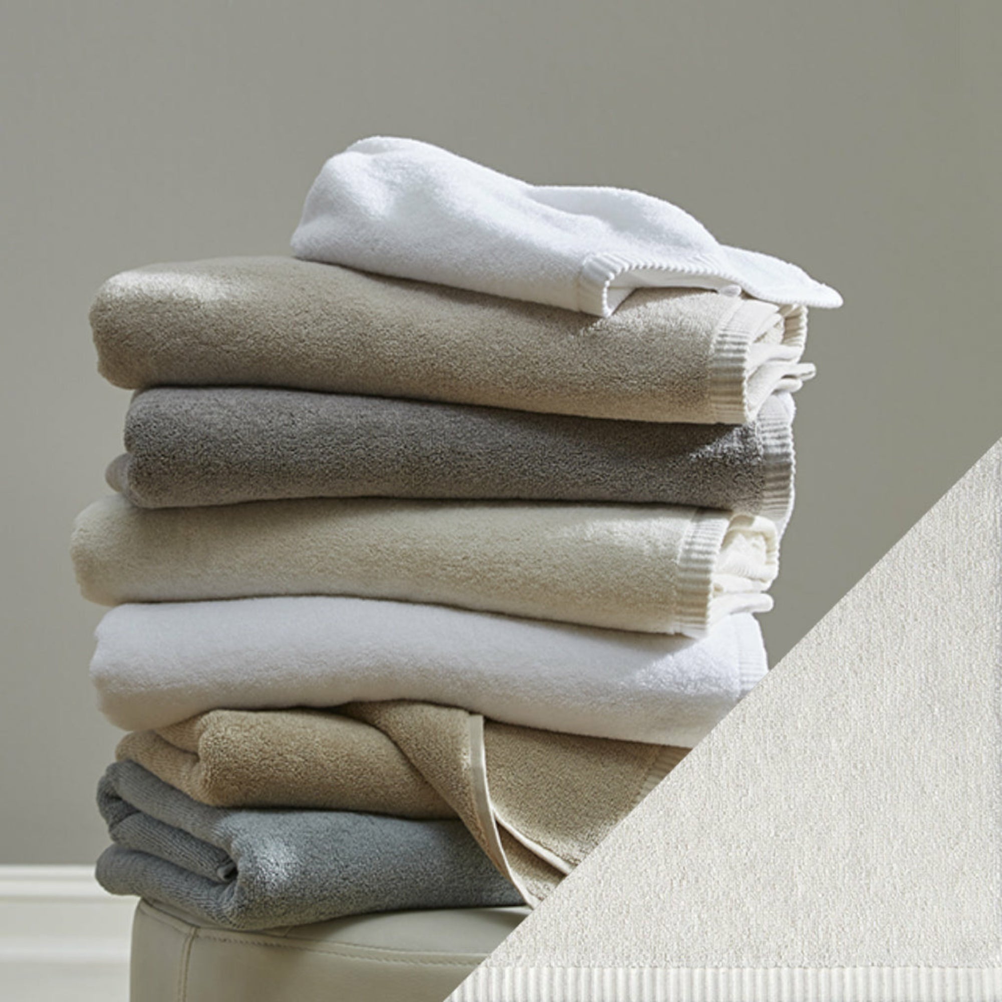 Home Treasures Riviera Bath Towel Ivory Fine Linens