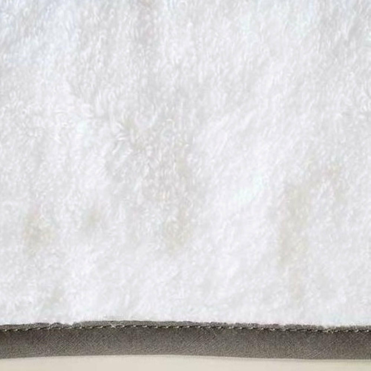 Home Treasures Bodrum Bath Towel Swatch White/Grisaglia Gray Fine Linens