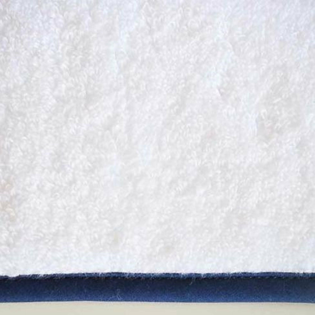 Home Treasures Bodrum Bath Towel Swatch White/Navy Fine Linens