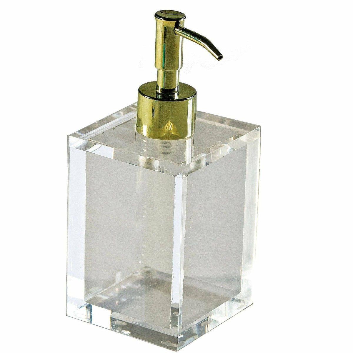 Mike and Ally Ice Lucite Bath Accessories Lotion Pump Clear