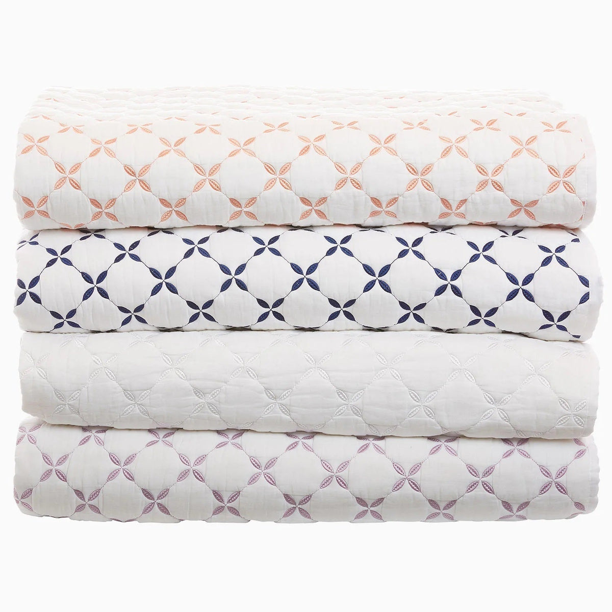 John Robshaw Layla Quilts and Shams Stack Fine Linens