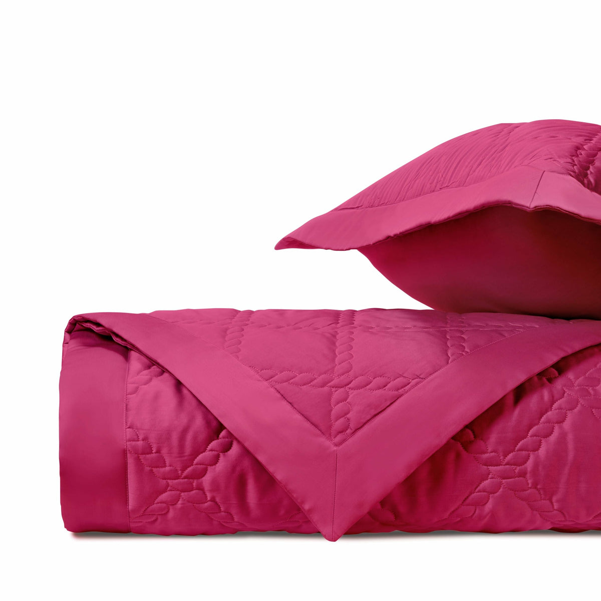 Home Treasures Liberty Quilted Bedding Bright Pink Fine Linens