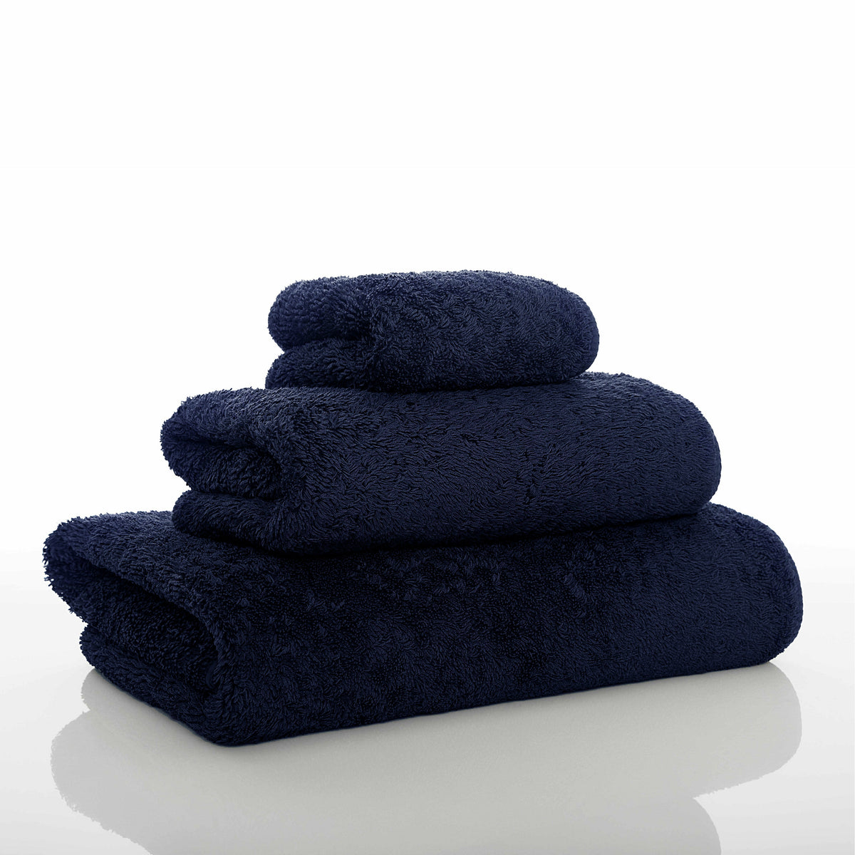 Graccioza Long Double Loop Bath Towels Stack Oxford Fine Linens