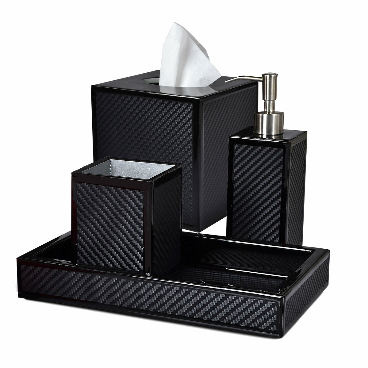 Mike and Ally Le Mans Bath Accessories Black