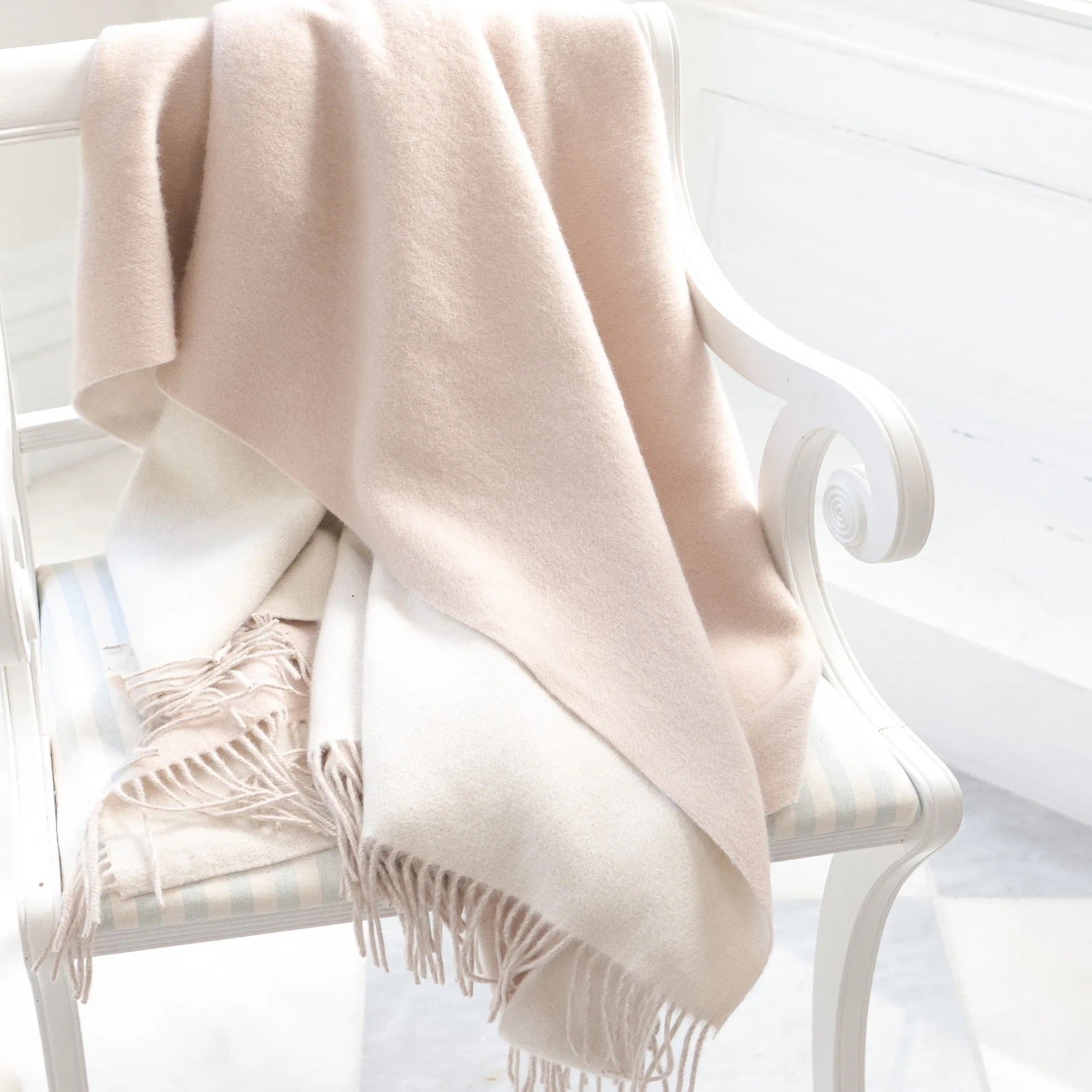 Alashan 100% Cashmere Double Faced Essential Throw