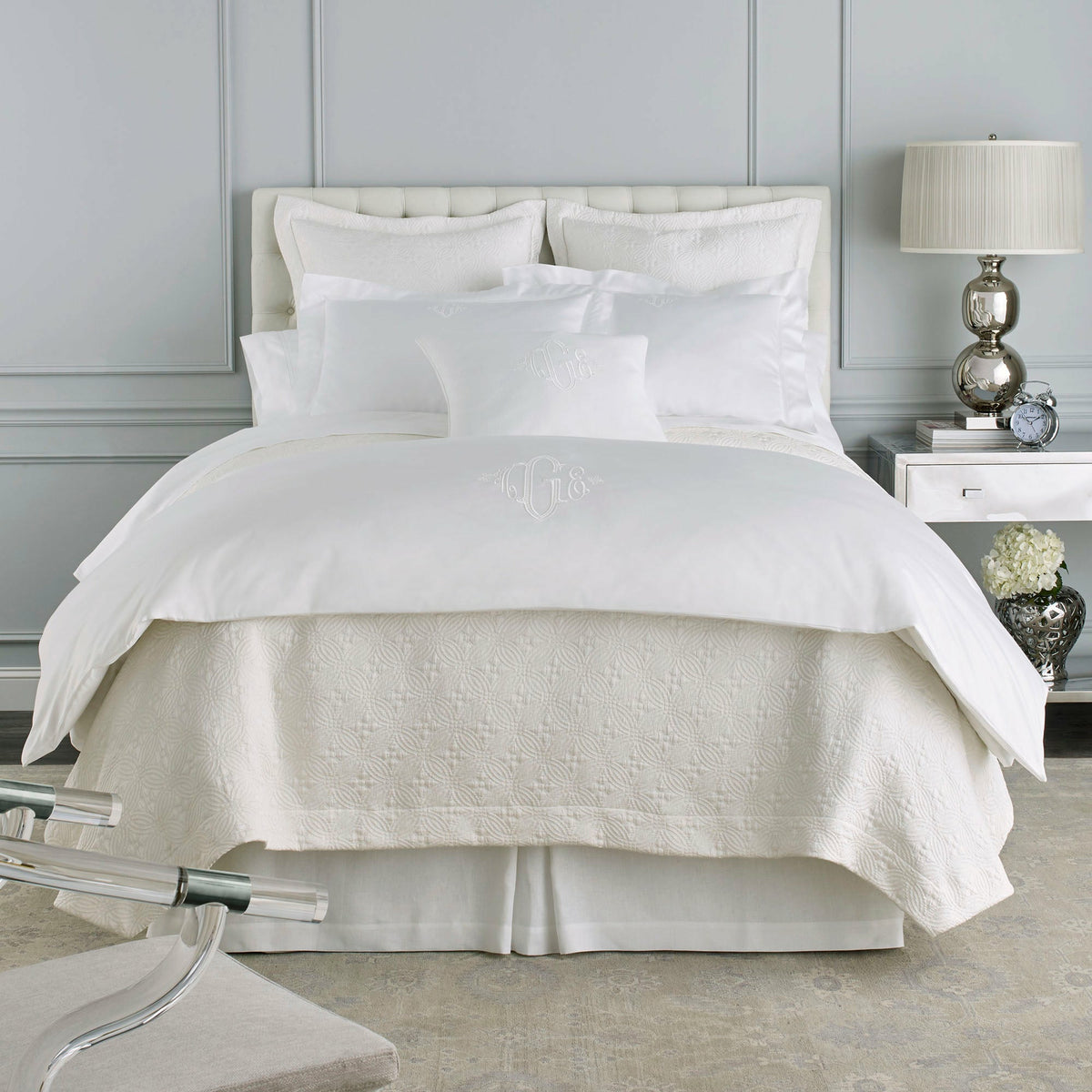 Peacock Alley Lucia Bedding Lifestyle 2 Fine Linens