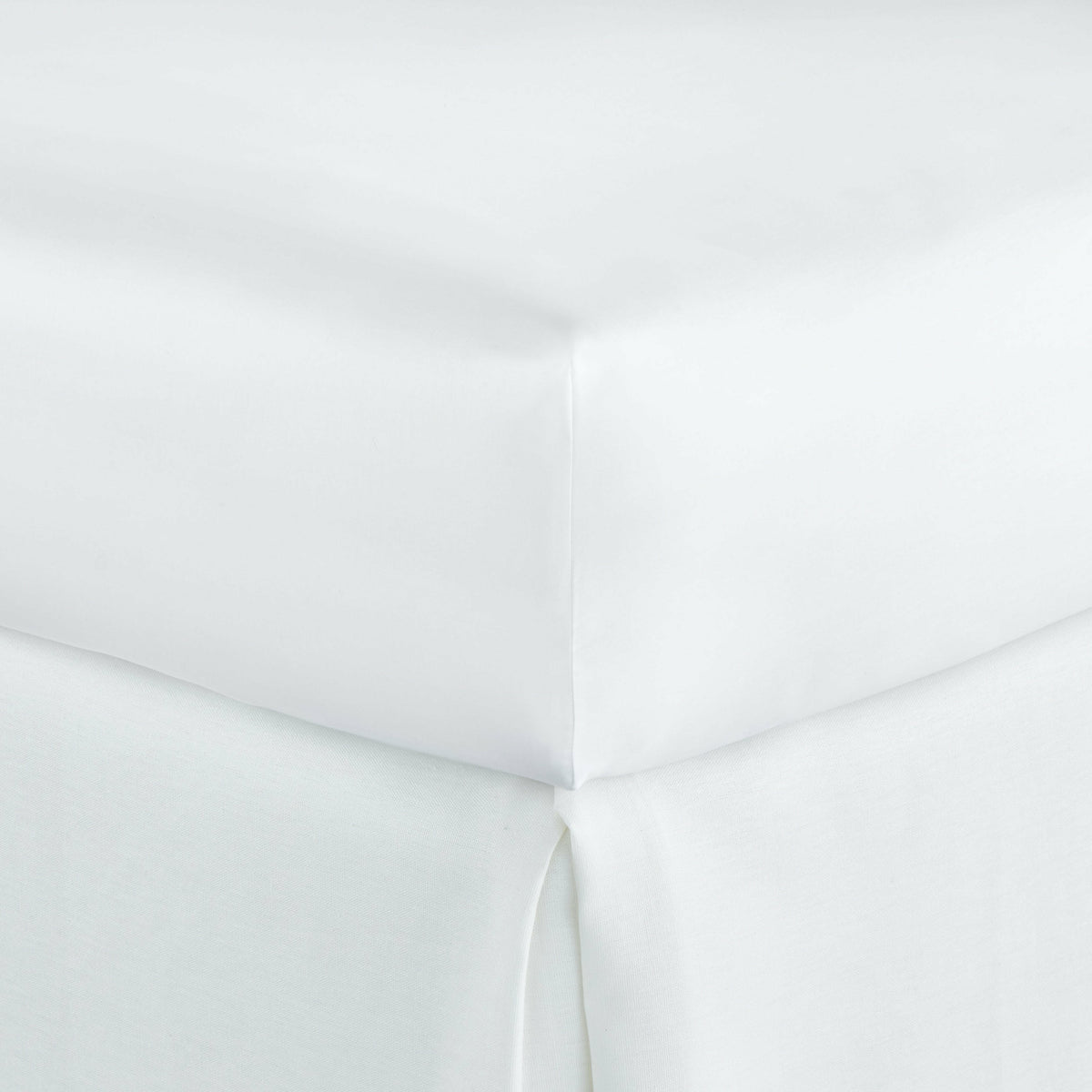 Peacock Alley Lyric Bedding Fitted Sheet White Fine Linens