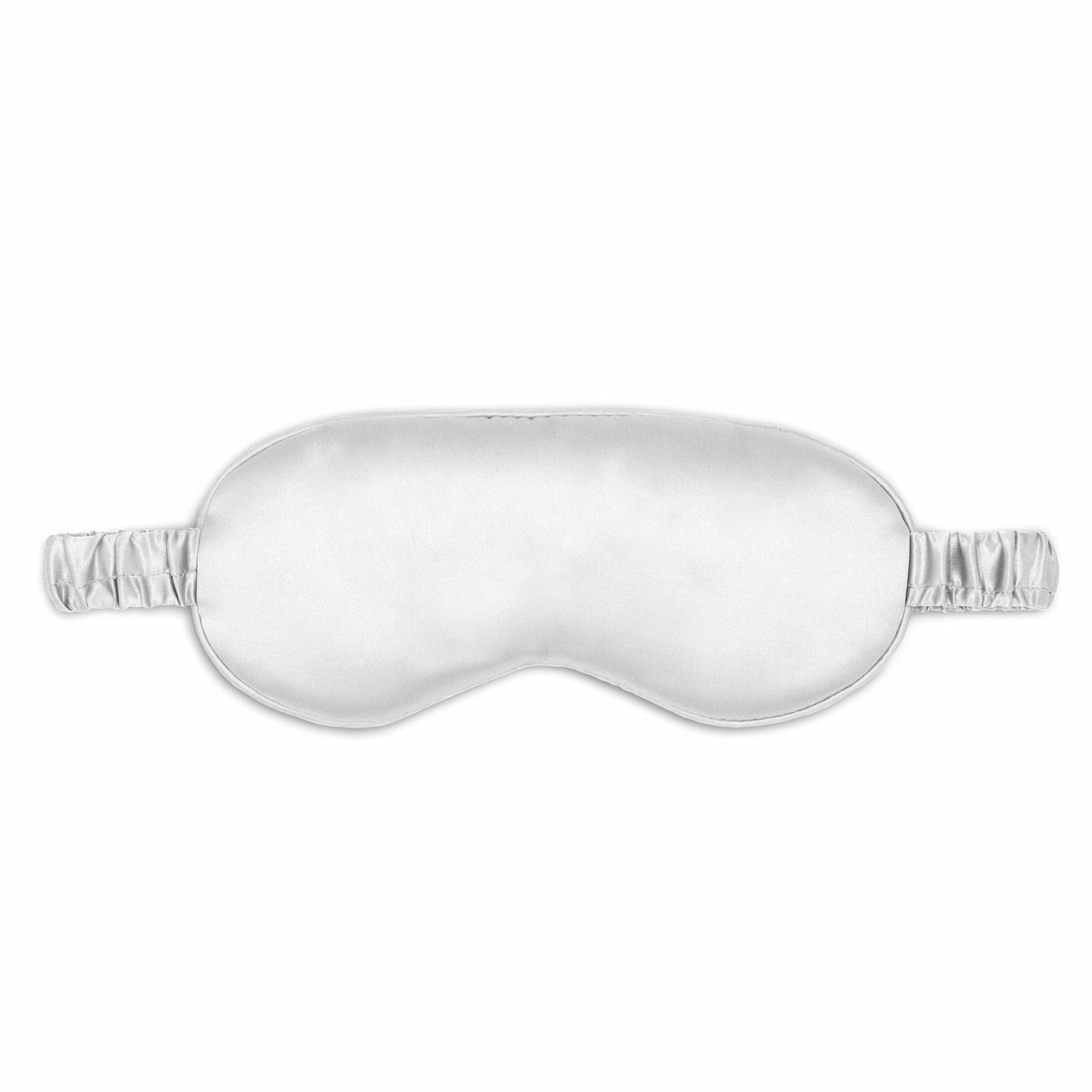 Mulberry Park Silks 22 Momme Silk Sleep Mask White Fine Linens