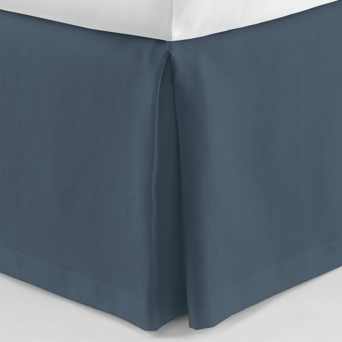 Peacock Alley Mandalay Tailored Bed Skirt Navy Fine Linens